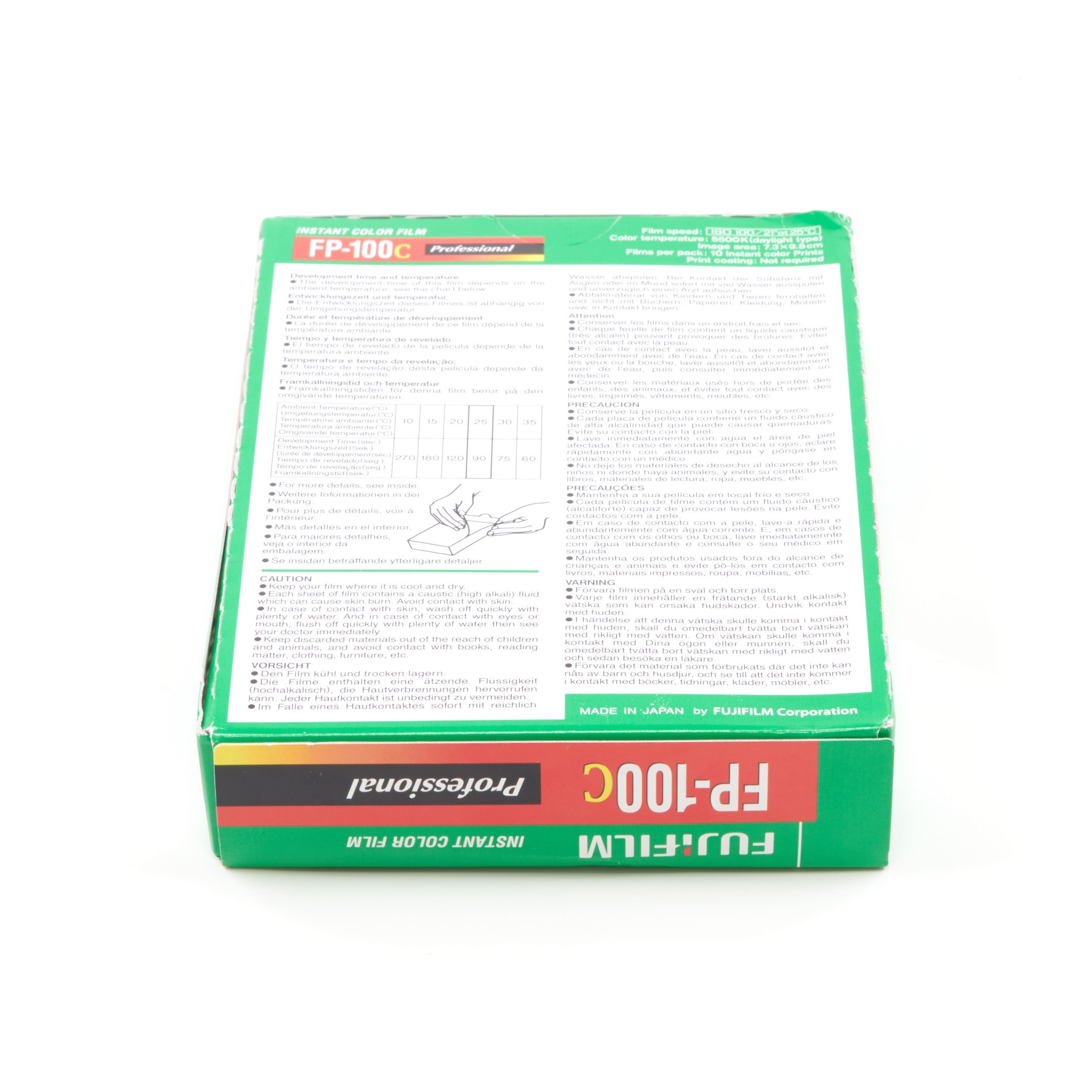 Fujifilm FP-100C Professionele Instantfilm Vervaldatum 2016-04