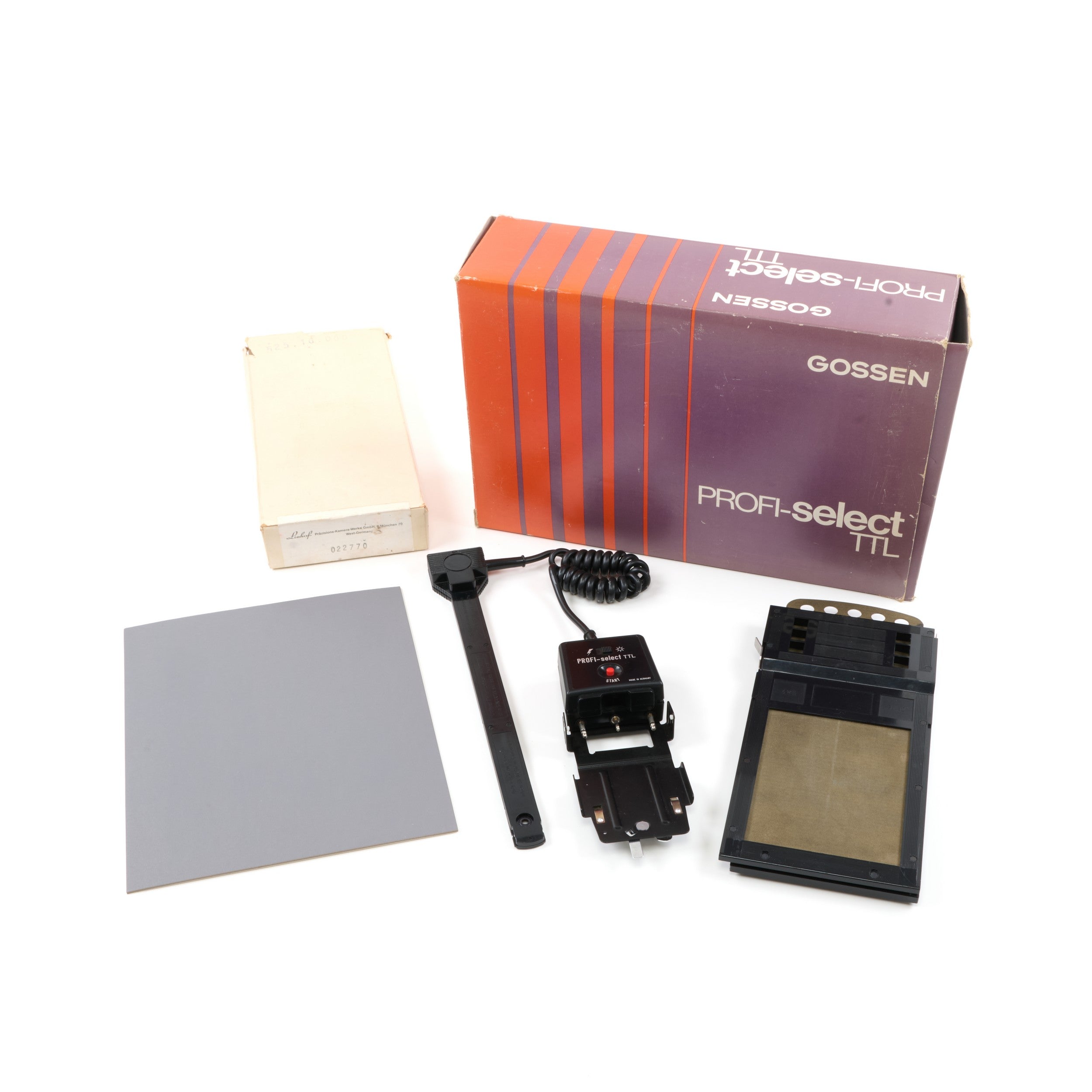 Gossen Profi-Select TTL 4x5 / 9x12 Set Voor Profisix + Doos