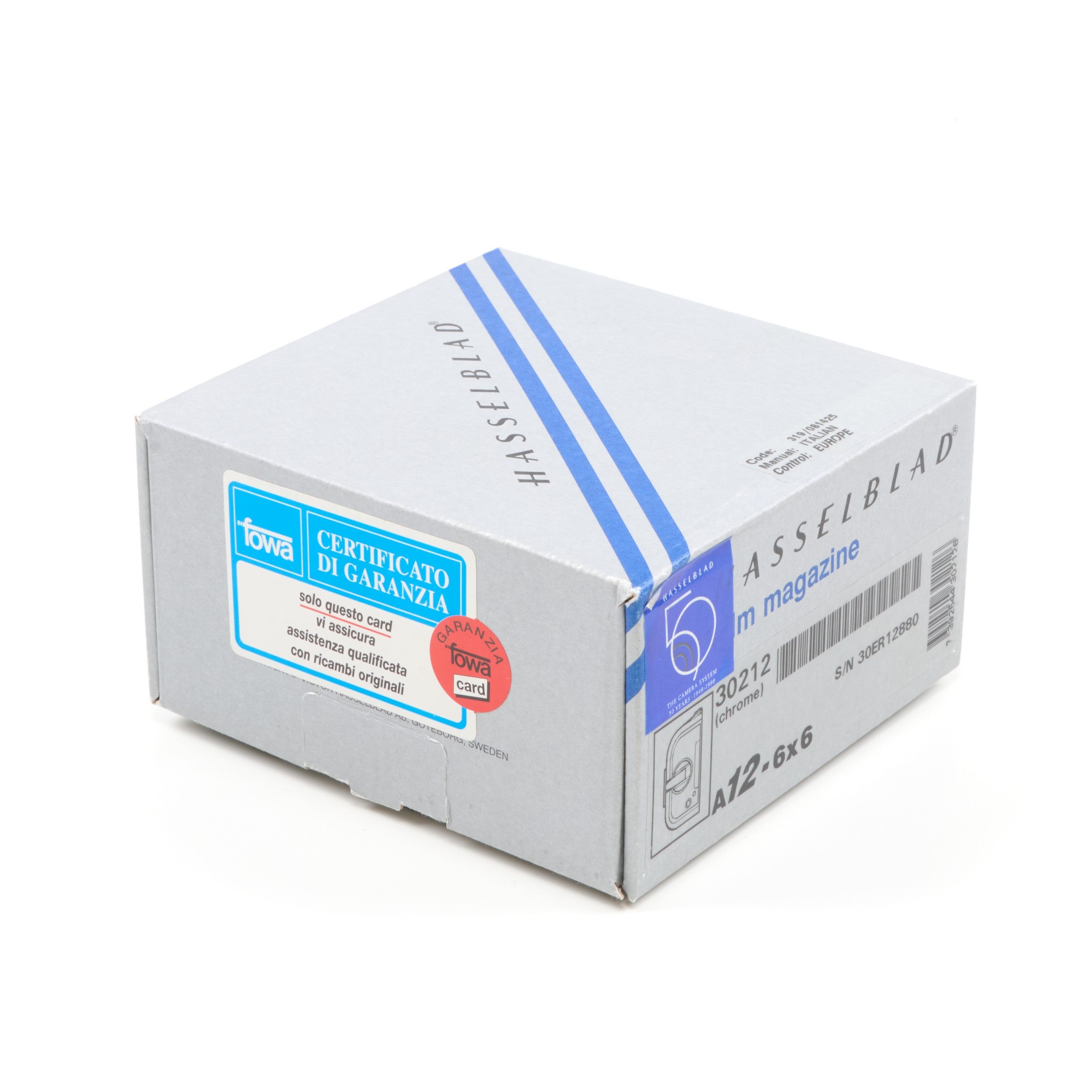 Hasselblad A12 Achterwand Chrome NOS + Doos