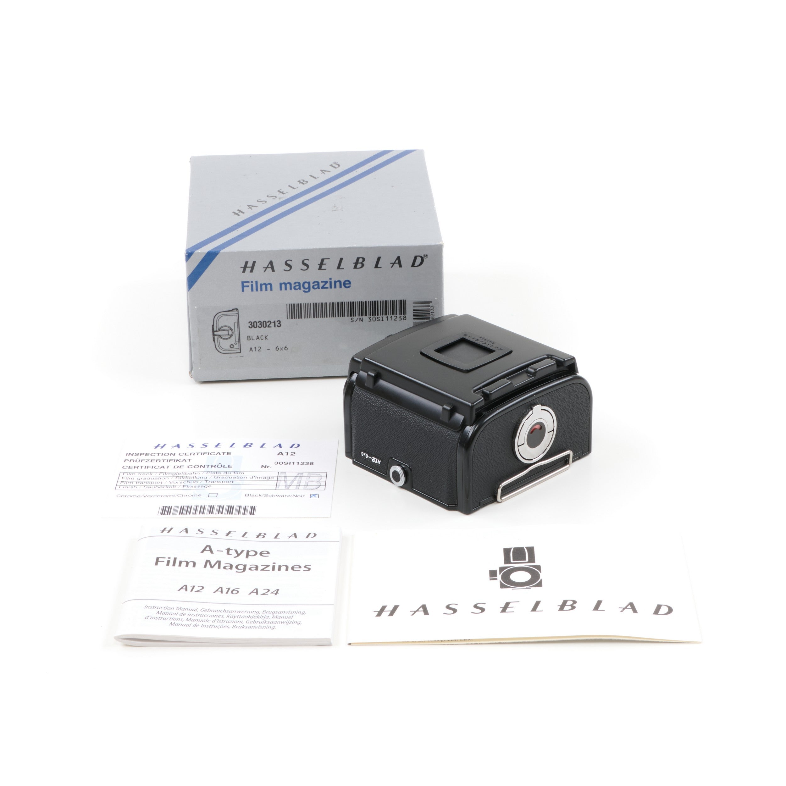 Hasselblad A12 Achterwand Zwart + Doos