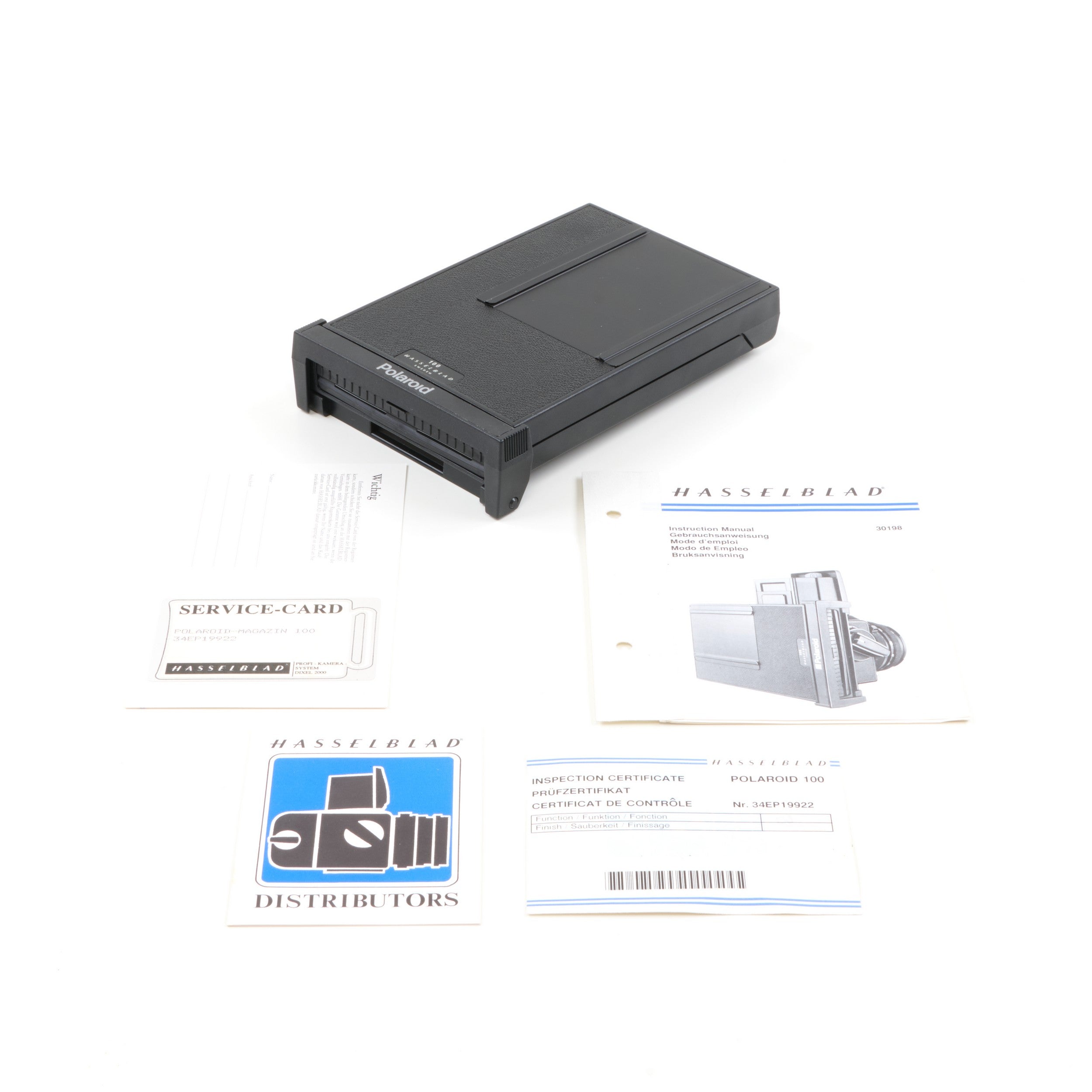 Hasselblad Polaroid 100 Achterwand Voor Hasselblad V Systeem