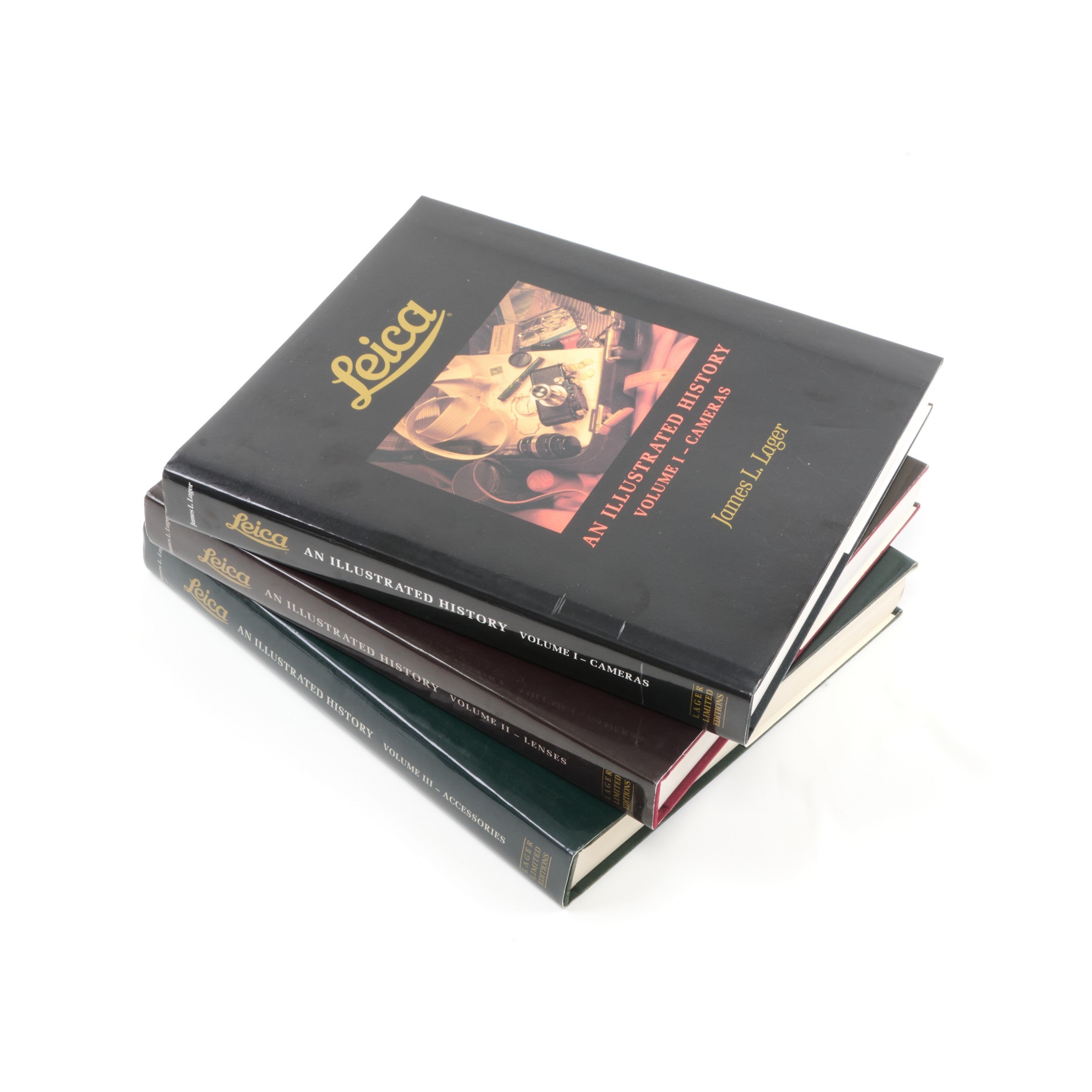 Leica An Illustrated History Set Volume I + II + III Door James L. Lager