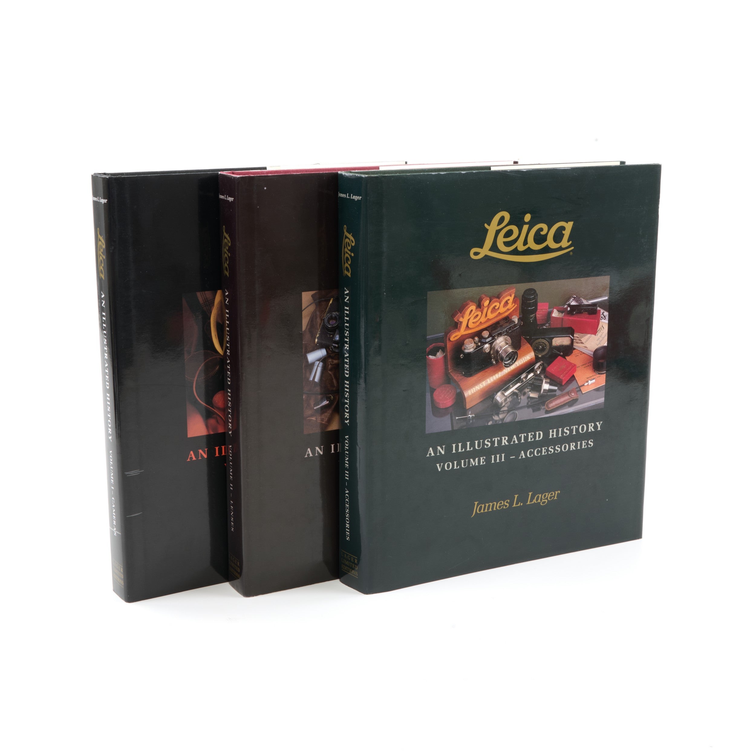 Leica An Illustrated History Set Volume I + II + III Door James L. Lager