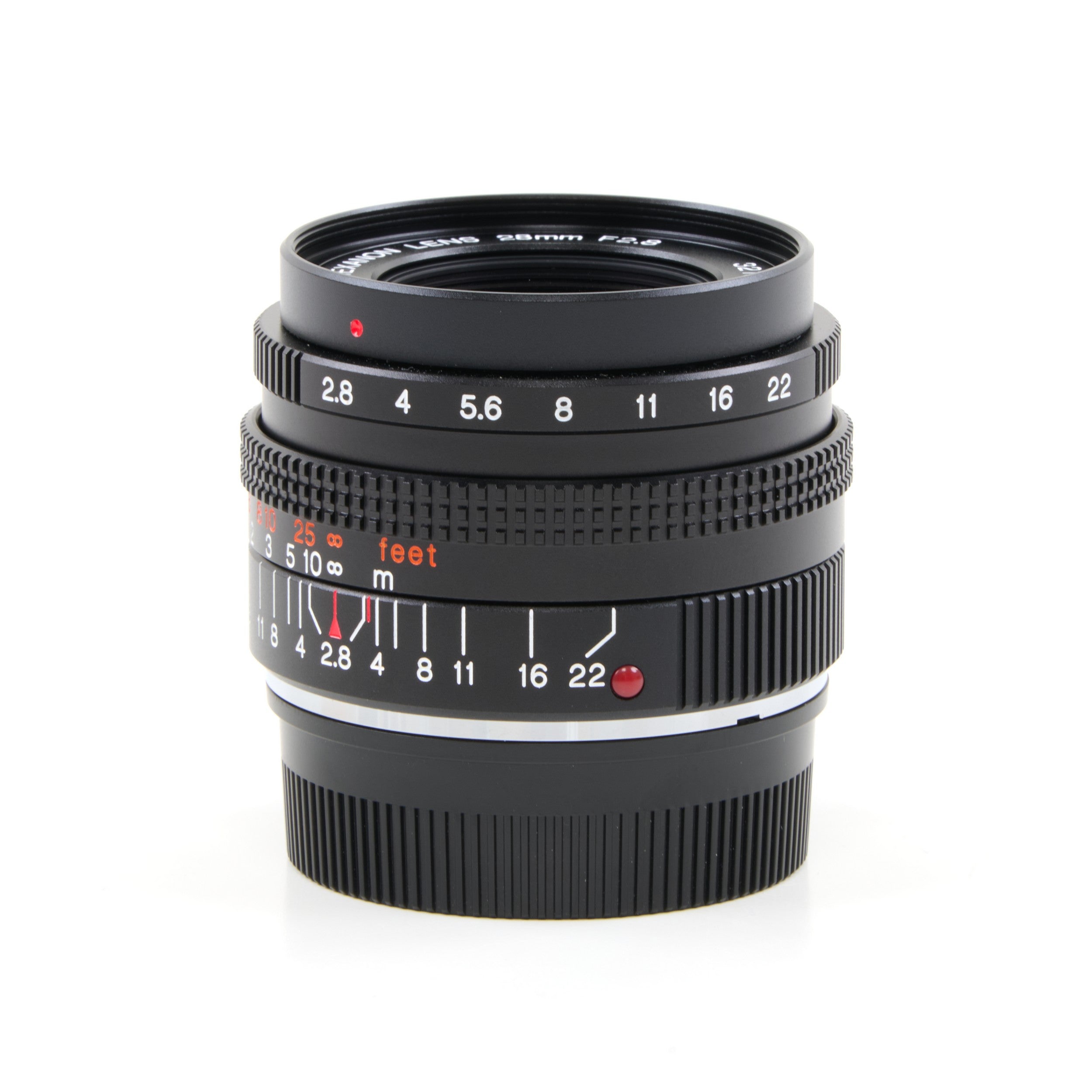 Konica M-Hexanon 28mm f2.8 NOS + Doos