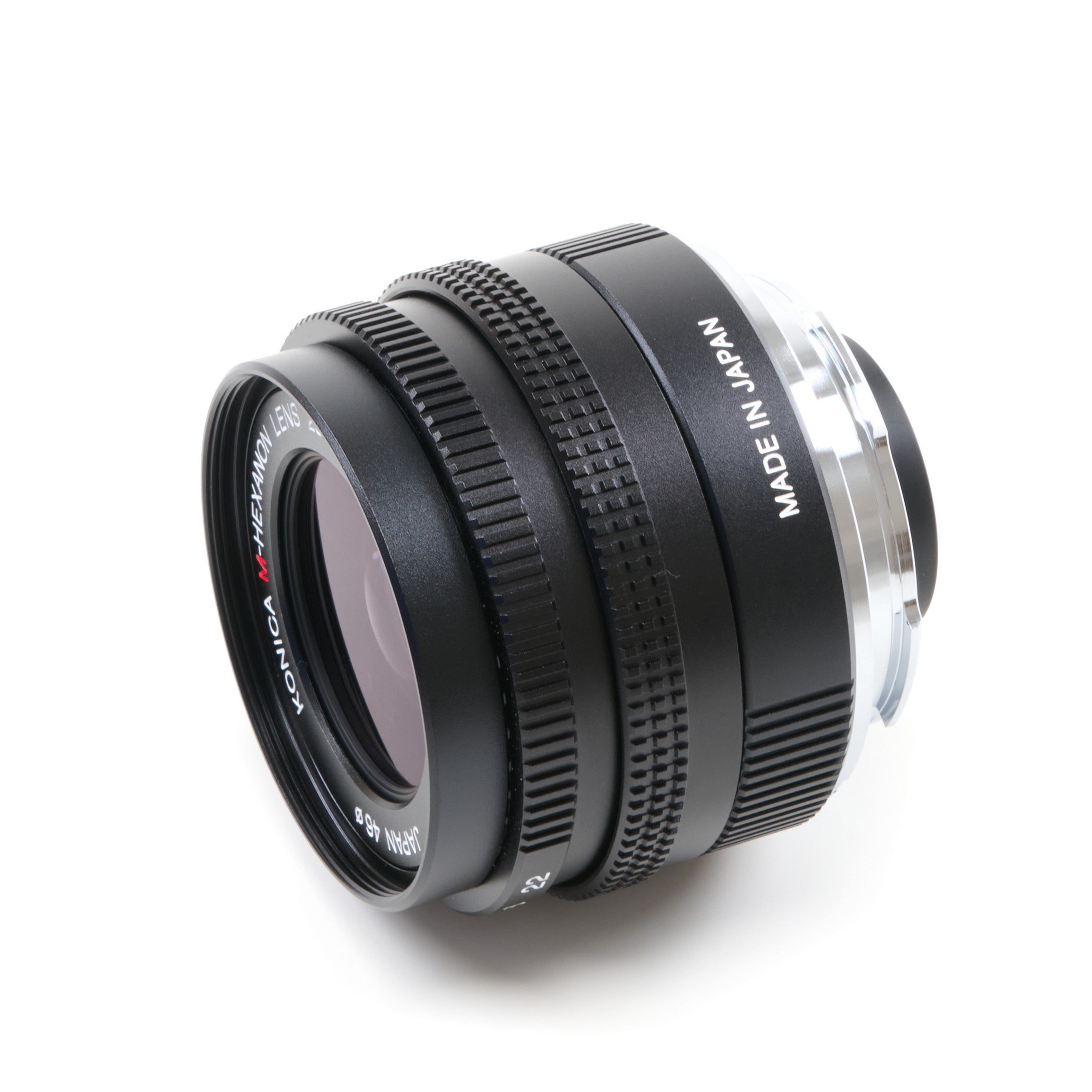 Konica M-Hexanon 28mm f2.8 NOS + Doos