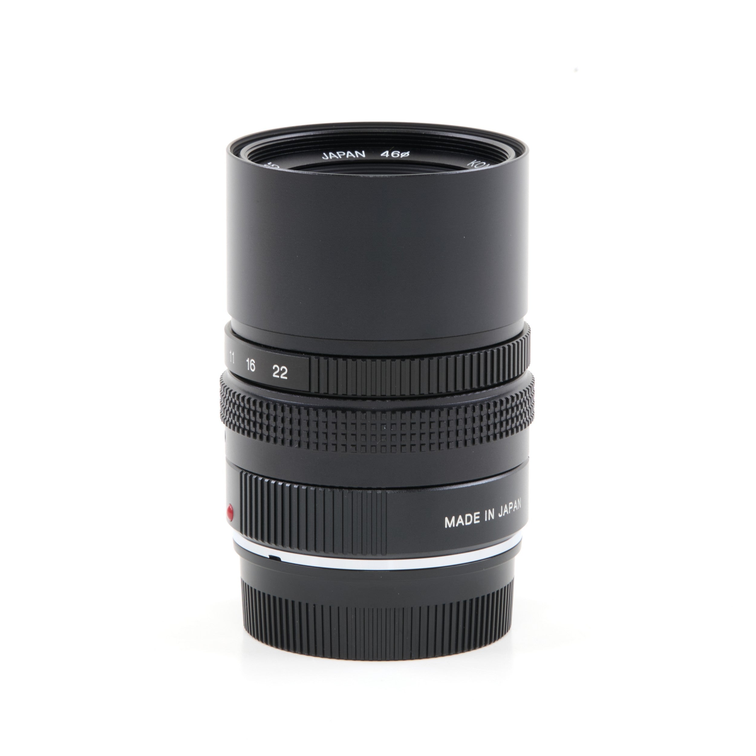 Konica M-Hexanon 90mm f2.8 NOS + Doos