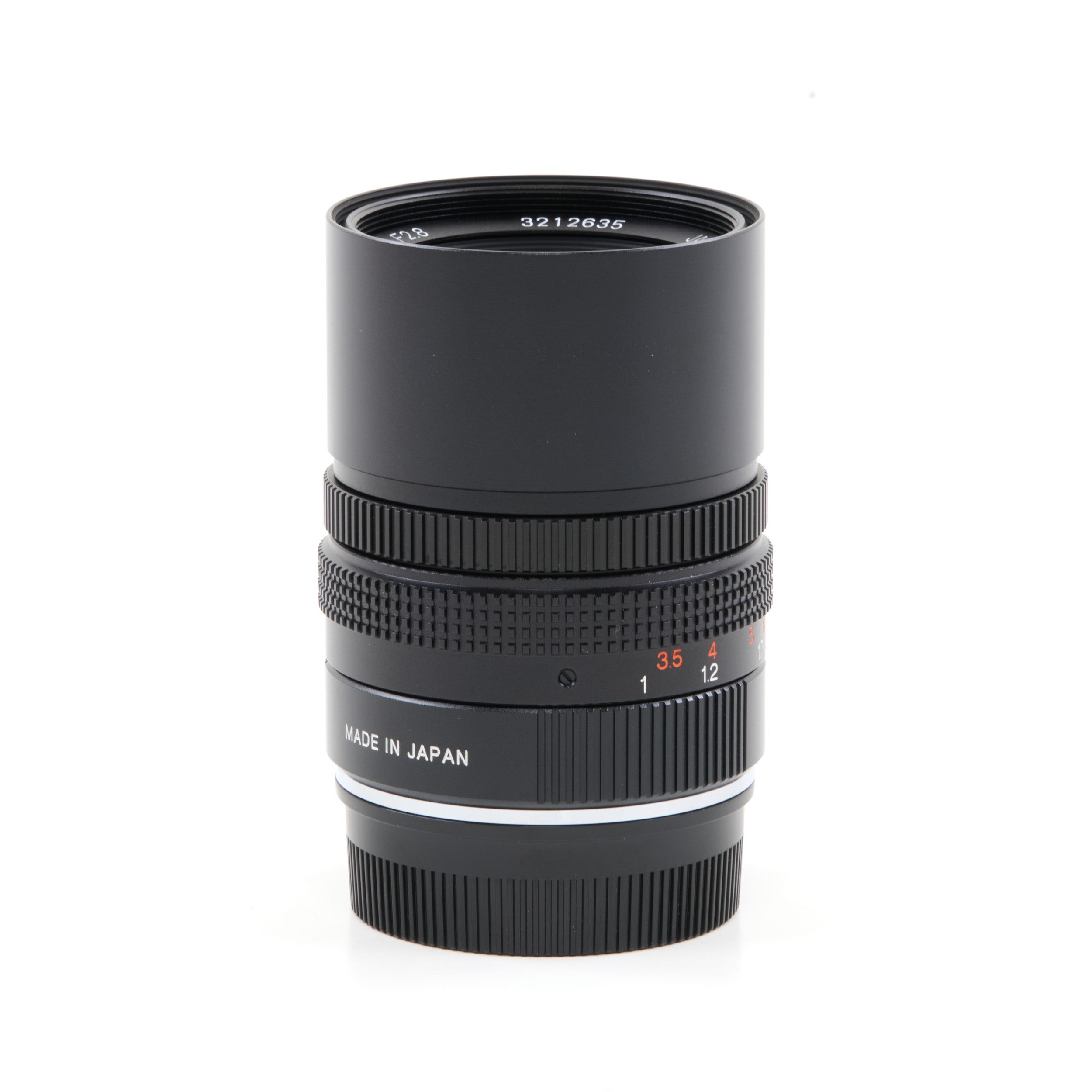 Konica M-Hexanon 90mm f2.8 NOS + Doos