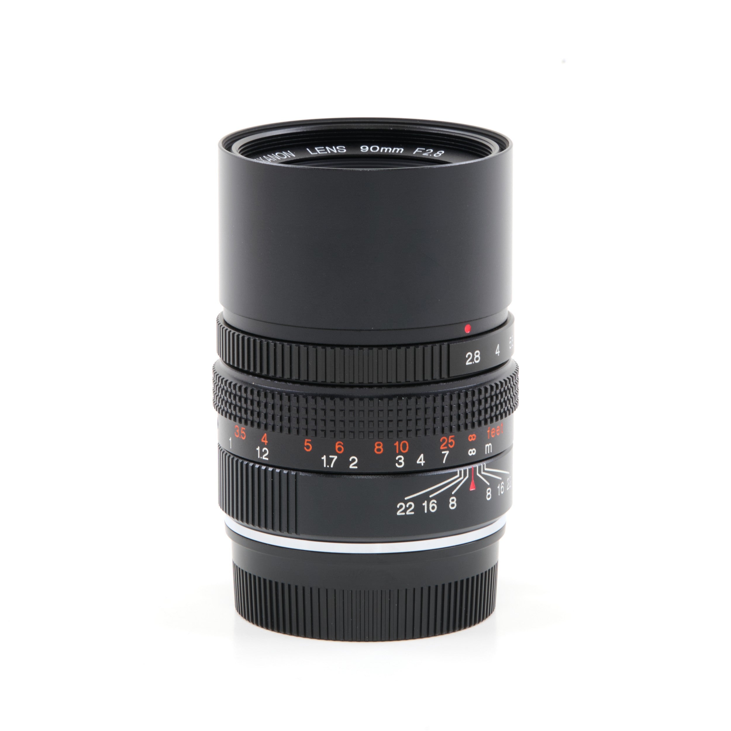 Konica M-Hexanon 90mm f2.8 NOS + Doos