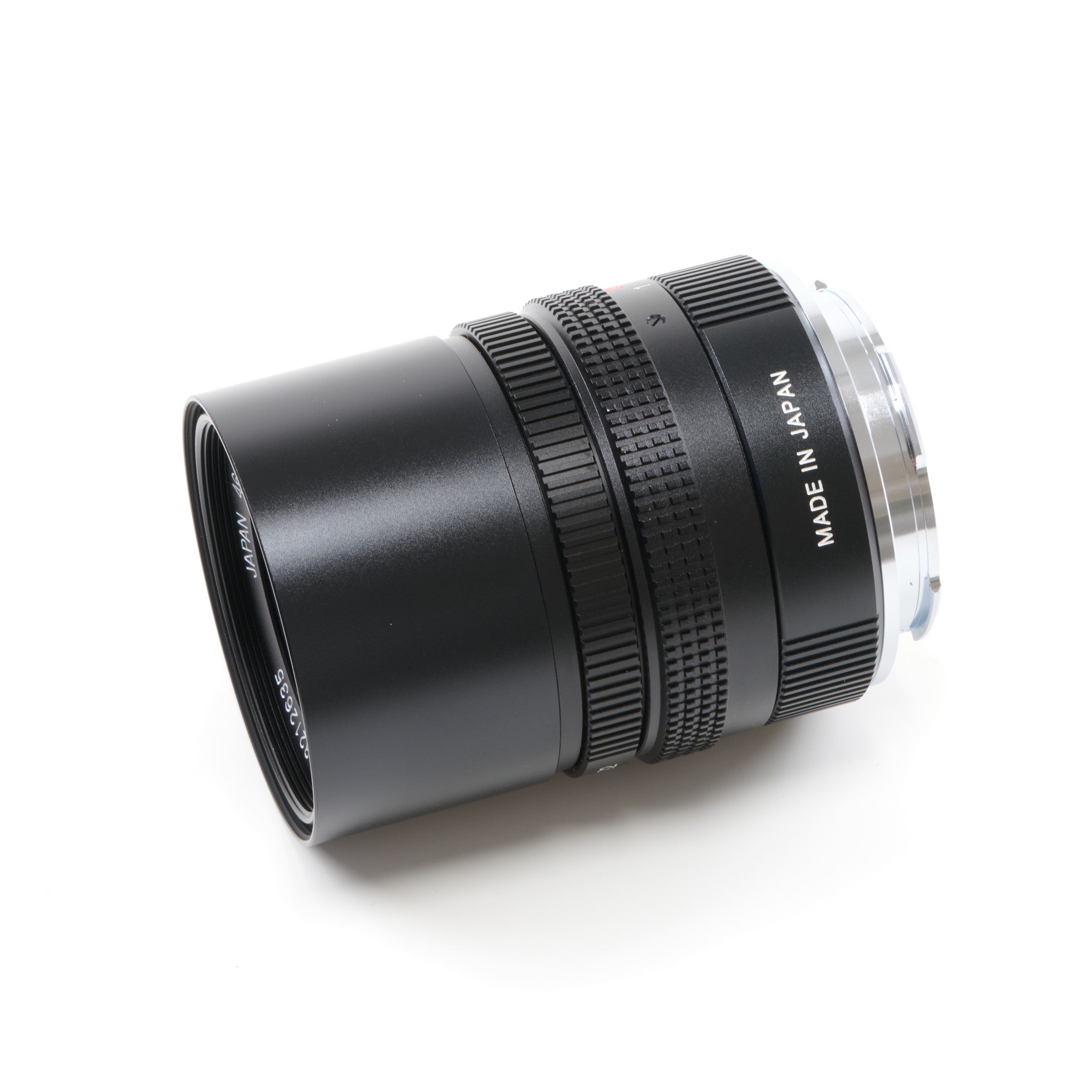 Konica M-Hexanon 90mm f2.8 NOS + Doos