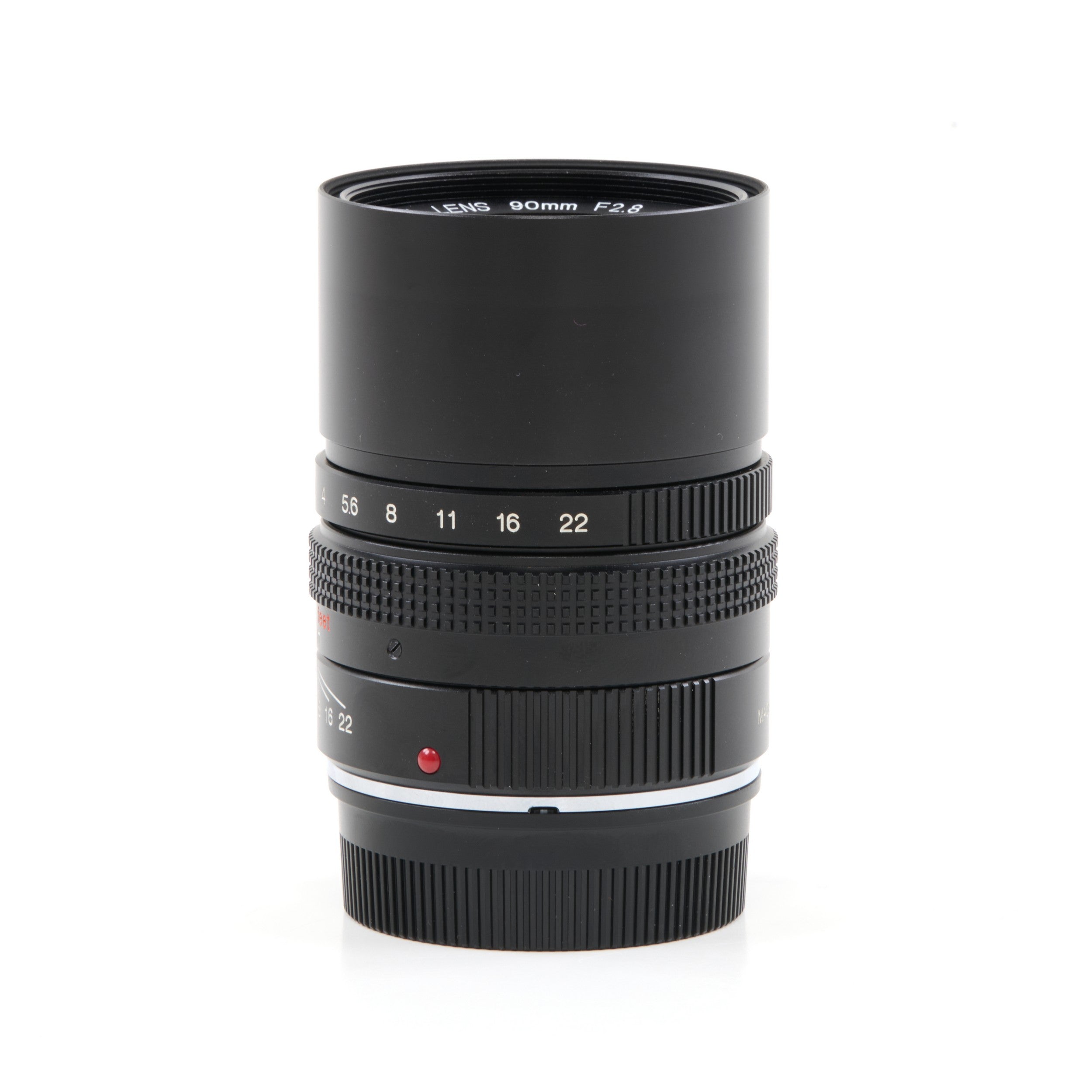 Konica M-Hexanon 90mm f2.8 NOS + Doos