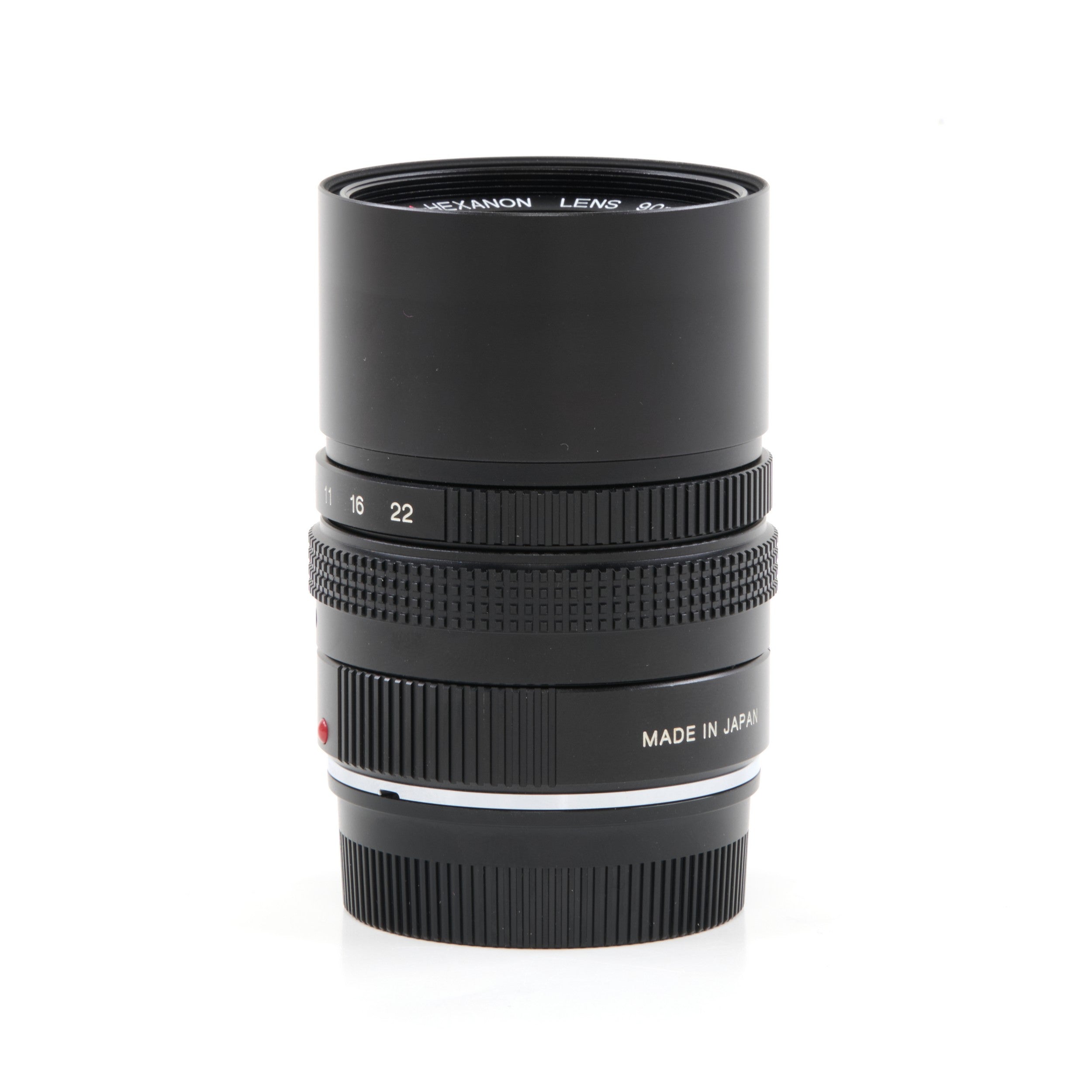 Konica M-Hexanon 90mm f2.8 NOS + Doos