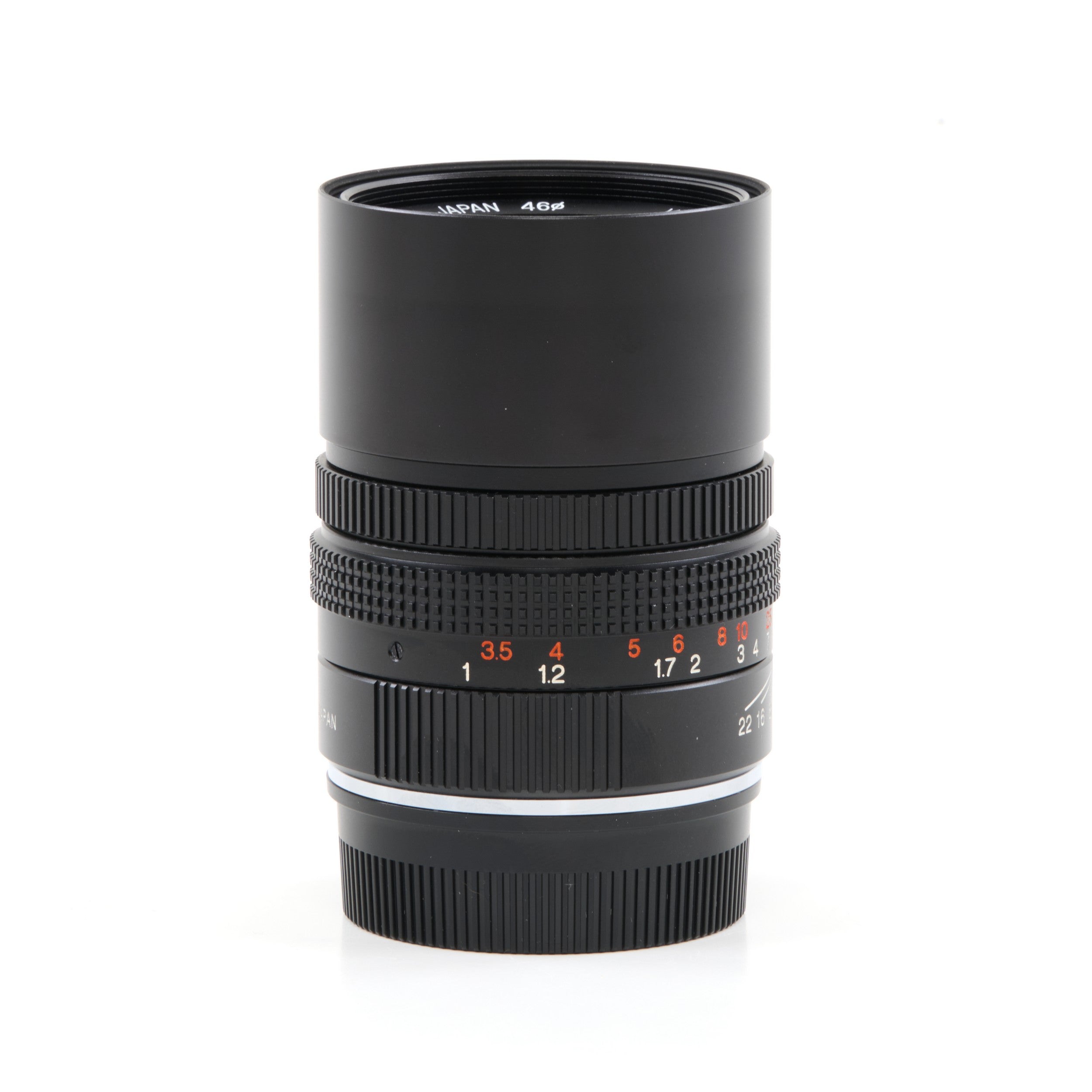 Konica M-Hexanon 90mm f2.8 NOS + Doos