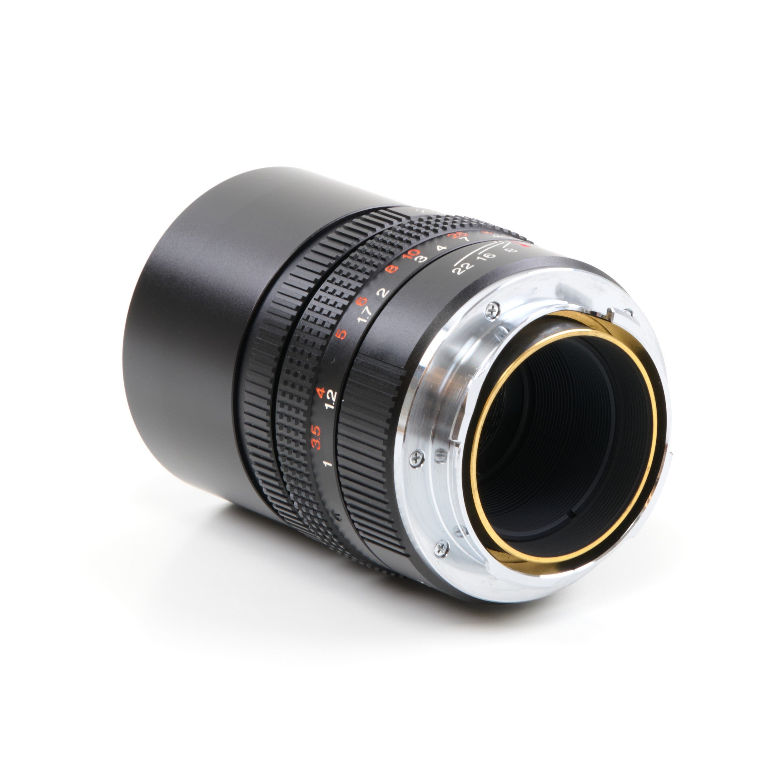 Konica M-Hexanon 90mm f2.8 NOS + Doos