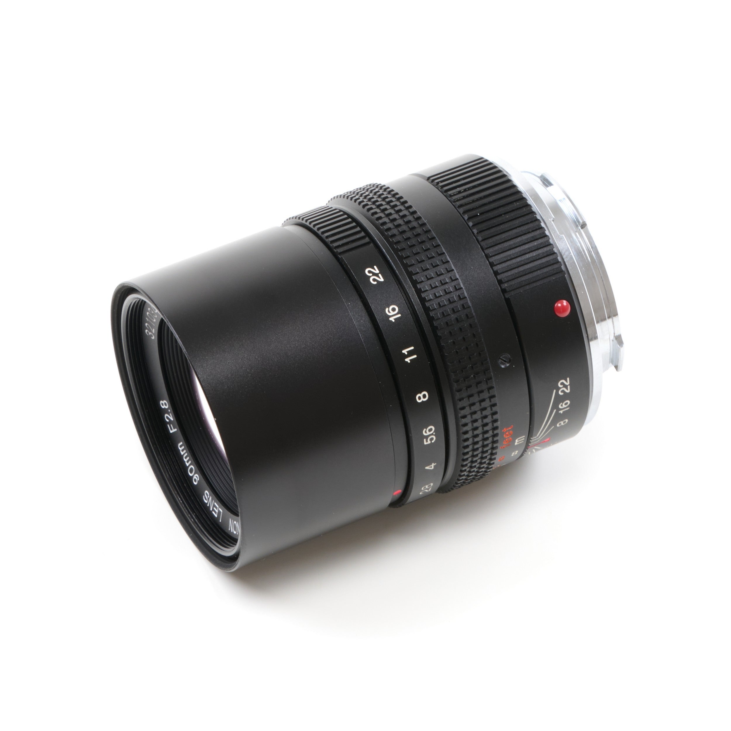 Konica M-Hexanon 90mm f2.8 NOS + Doos