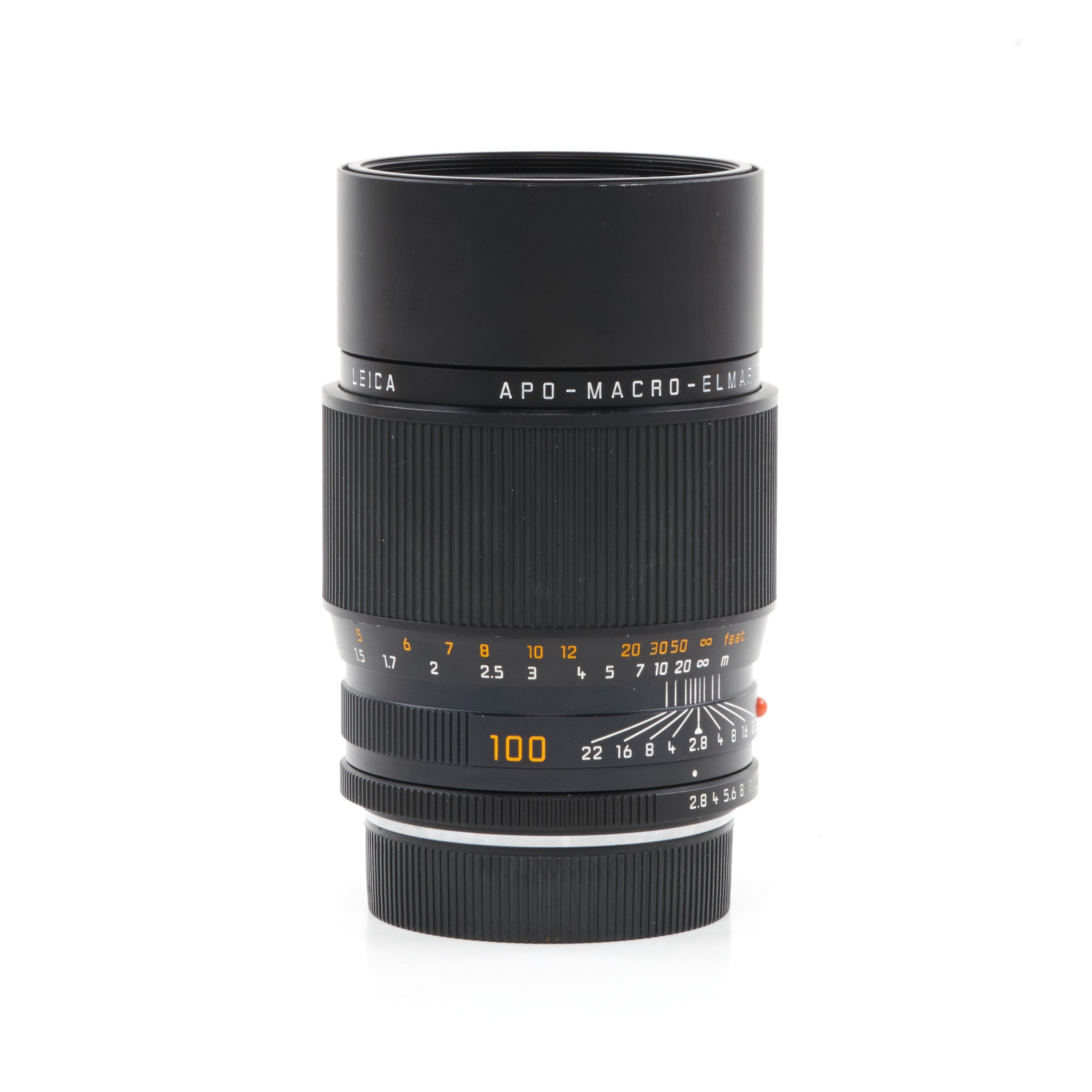 Leica 100mm f2.8 APO-Macro-Elmarit-R ROM + Doos