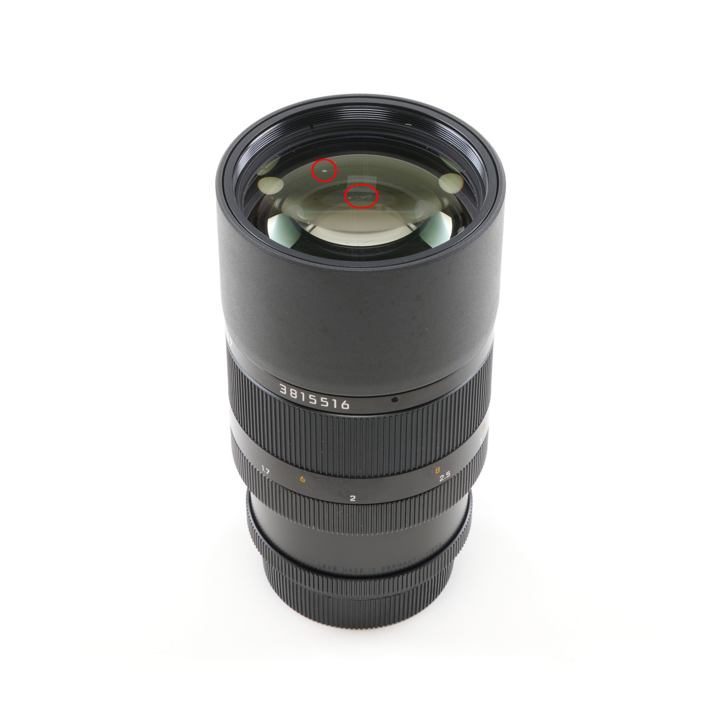 Leica 180mm f2.8 APO-Elmarit-R ROM + Doos