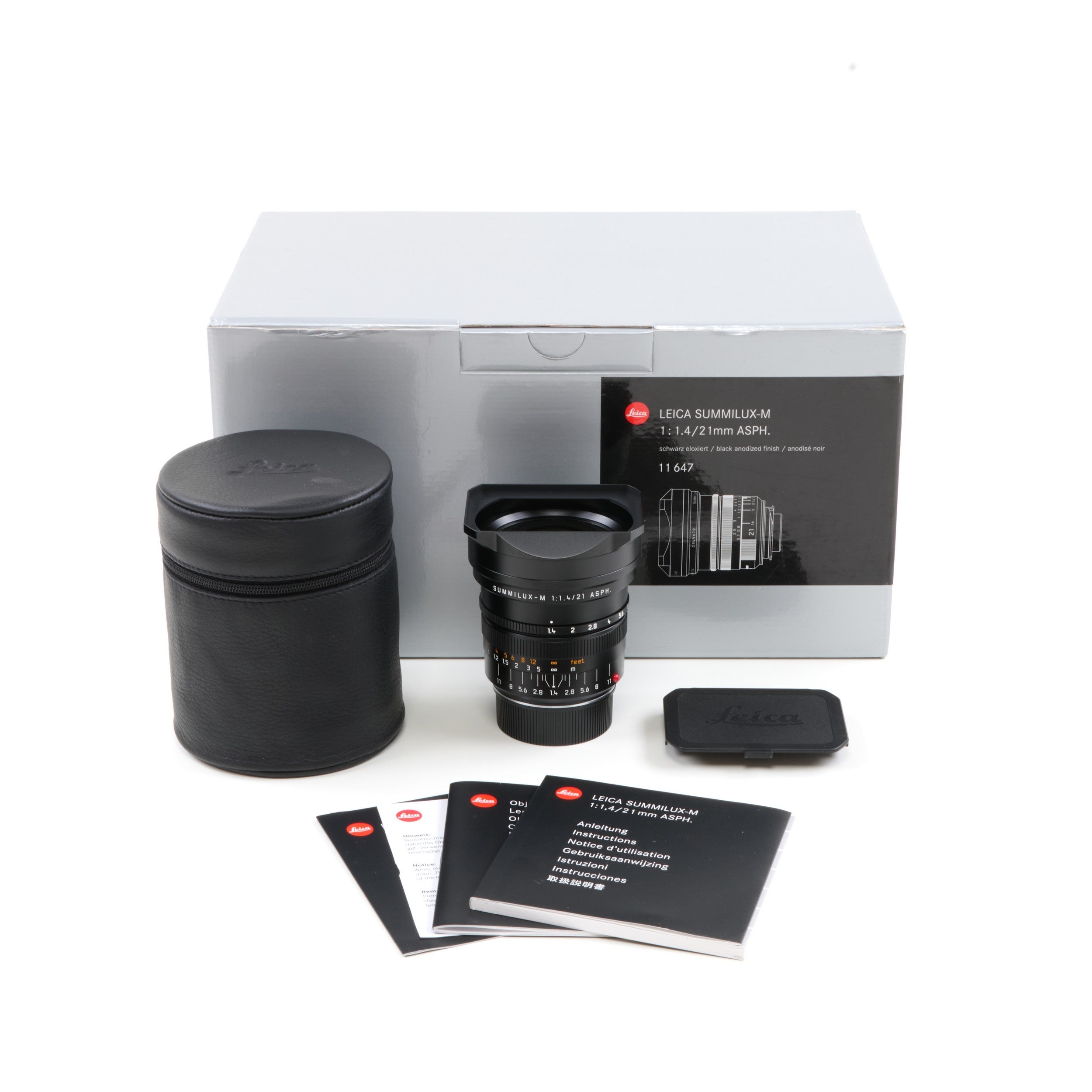 Leica 21mm f1.4 Summilux-M ASPH + Doos