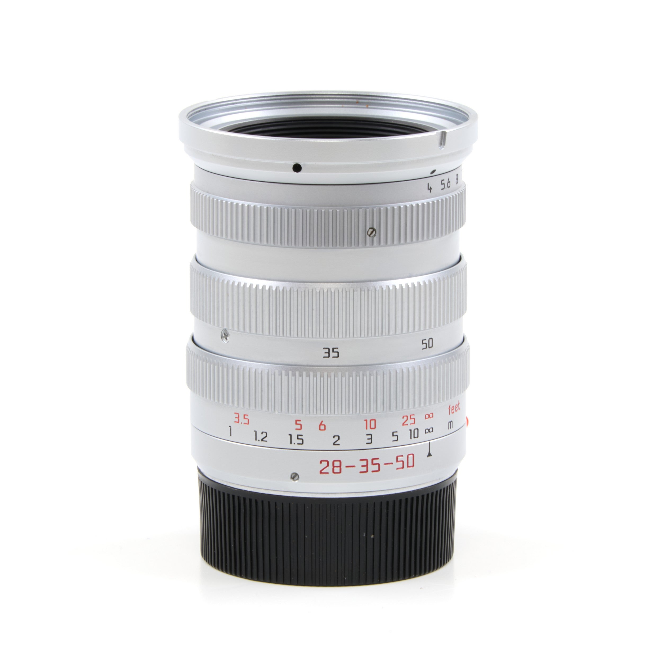 Leica 28-35-50mm f4 Tri-Elmar-M Chroom + Doos