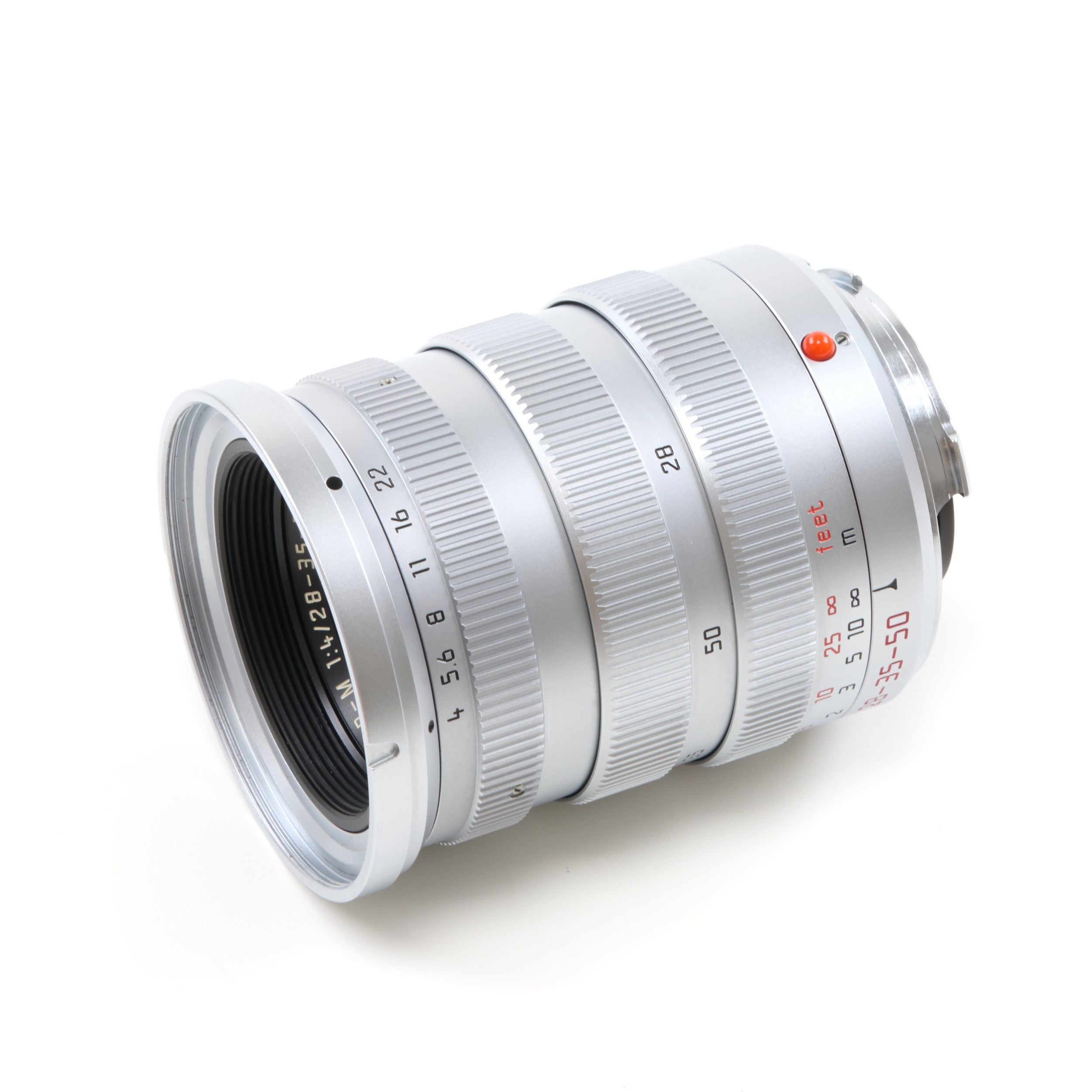 Leica 28-35-50mm f4 Tri-Elmar-M Chroom + Doos