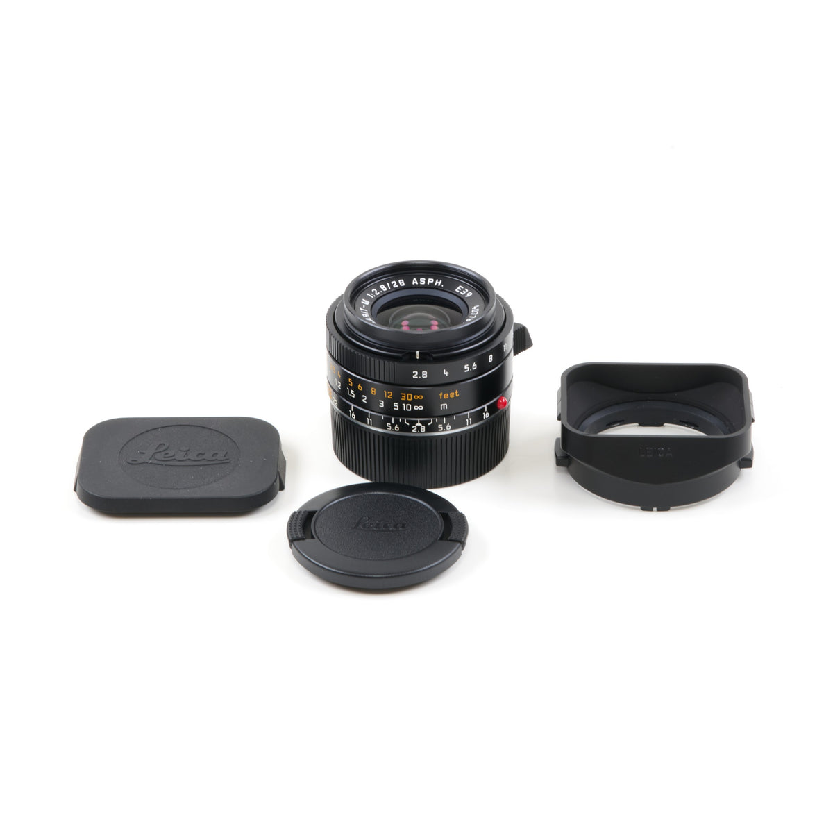 Leica 28mm f2.8 Elmarit-M ASPH + Doos