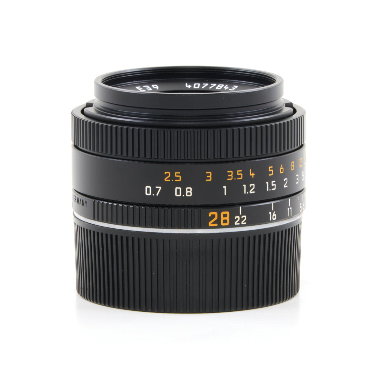 Leica 28mm f2.8 Elmarit-M ASPH + Doos