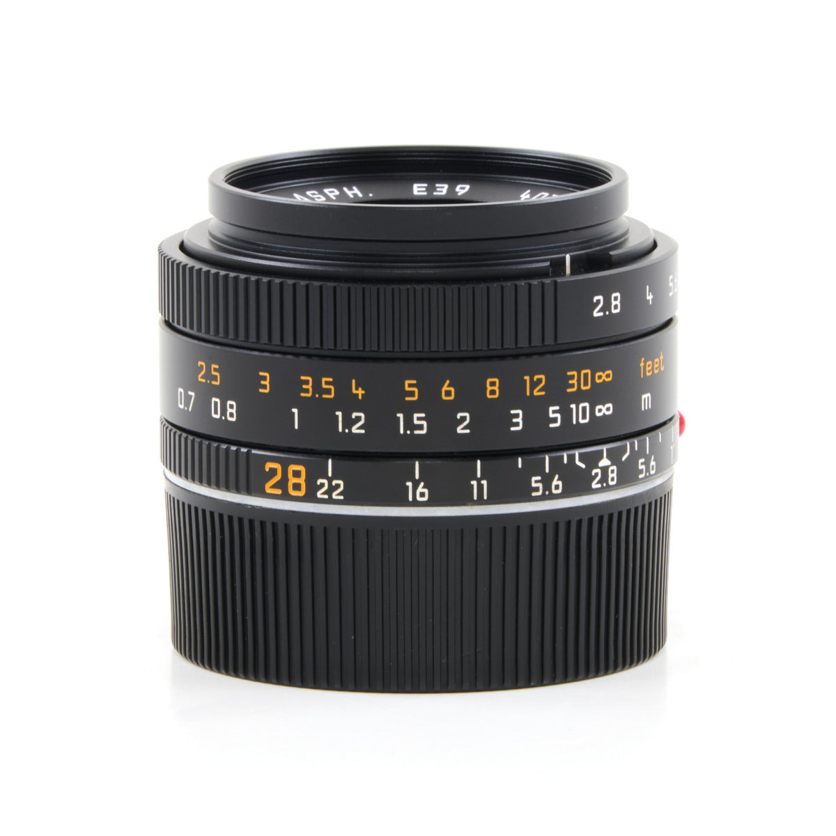 Leica 28mm f2.8 Elmarit-M ASPH + Doos