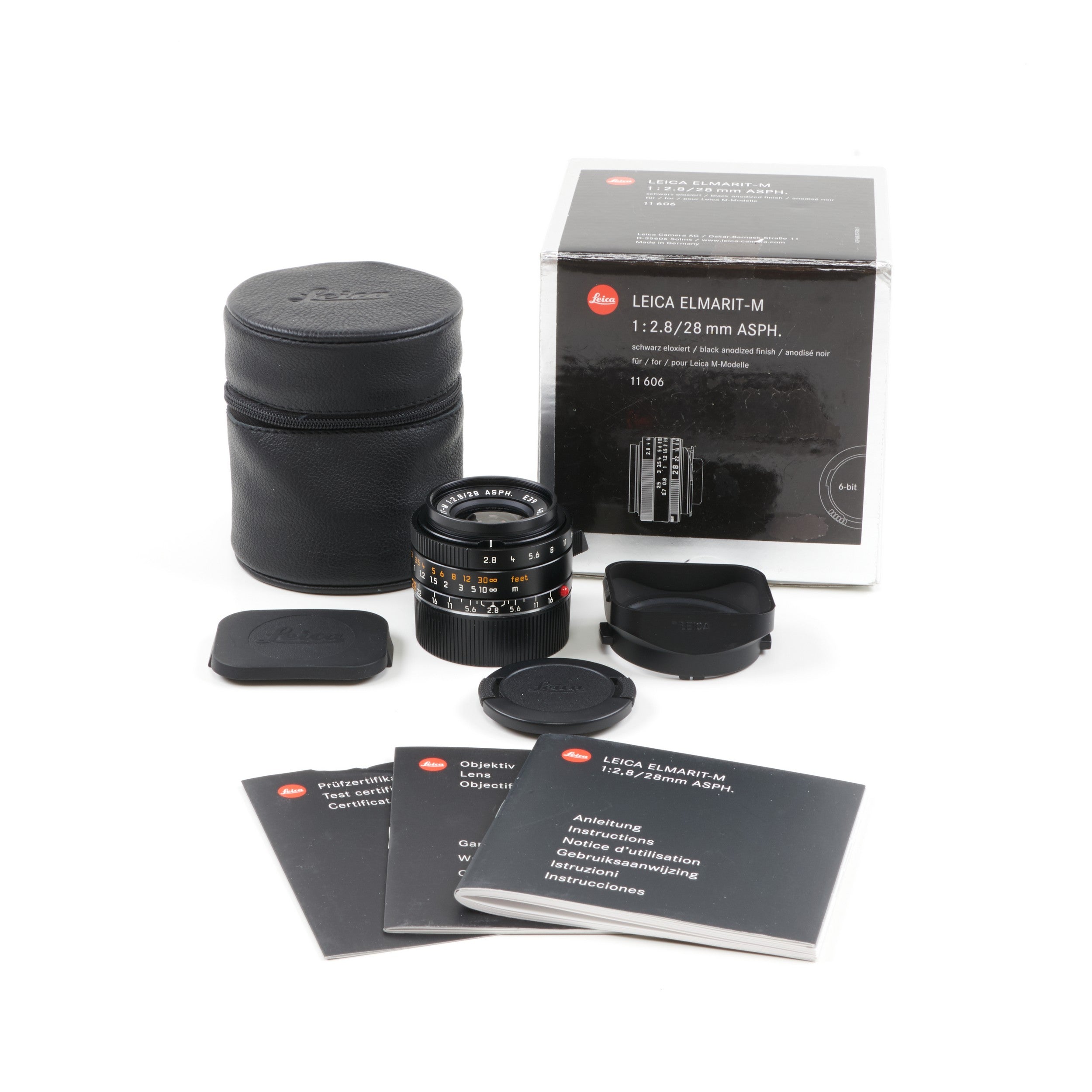 Leitz 21mm f4 Super-Angulon M39 Set + IWKOO Zonnekap