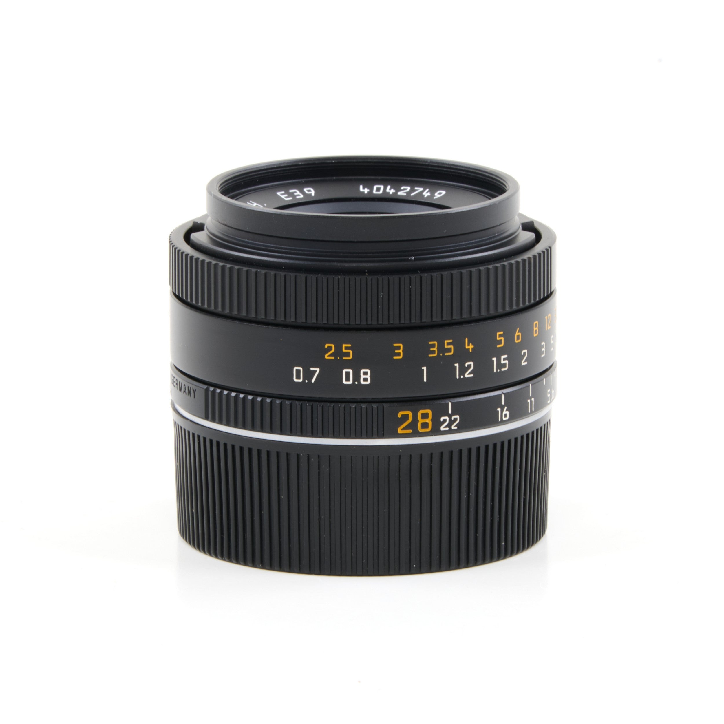 Leica 28mm f2.8 Elmarit-M ASPH + Doos