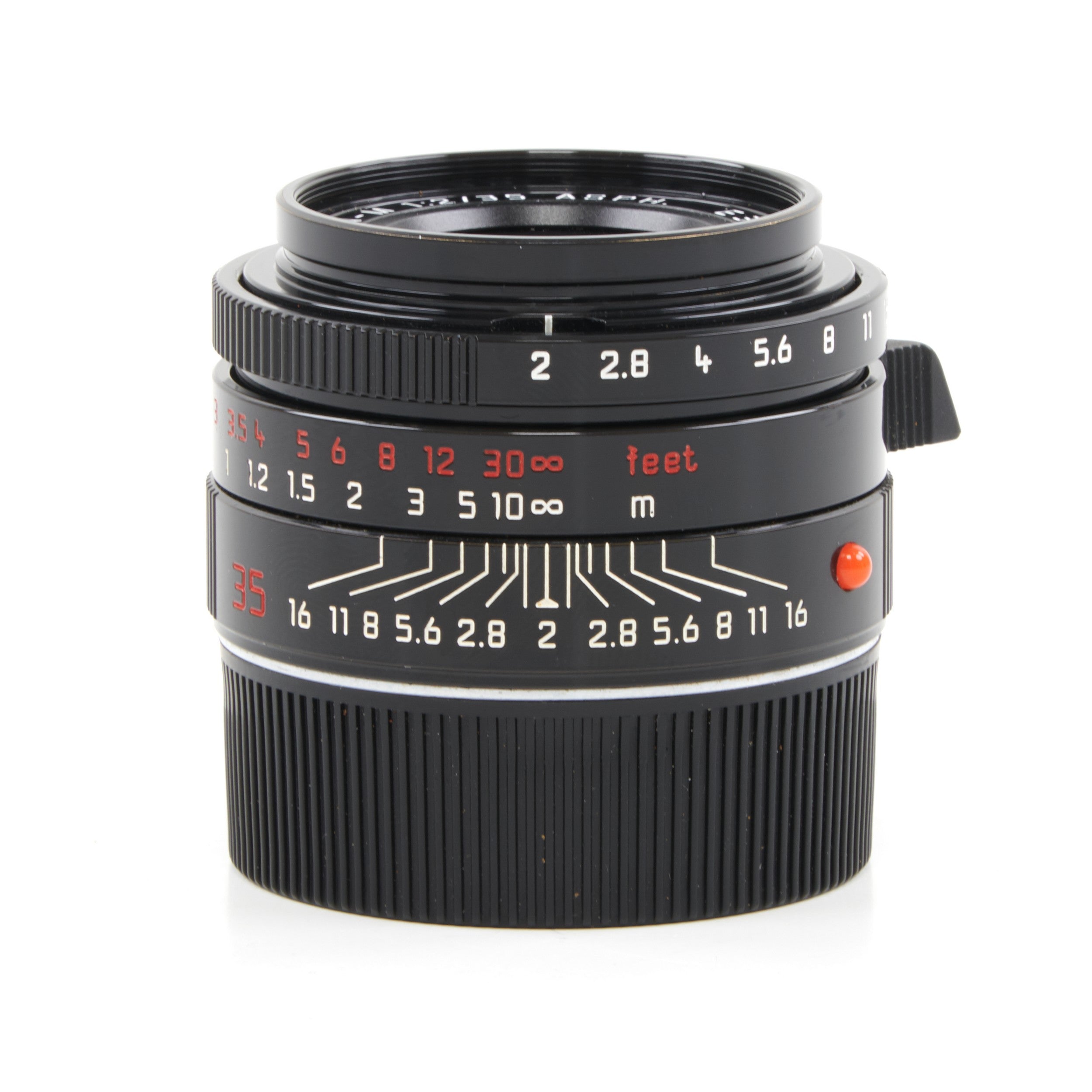 Leica 35mm f2 Summicron-M ASPH Millennium Black Paint + Doos