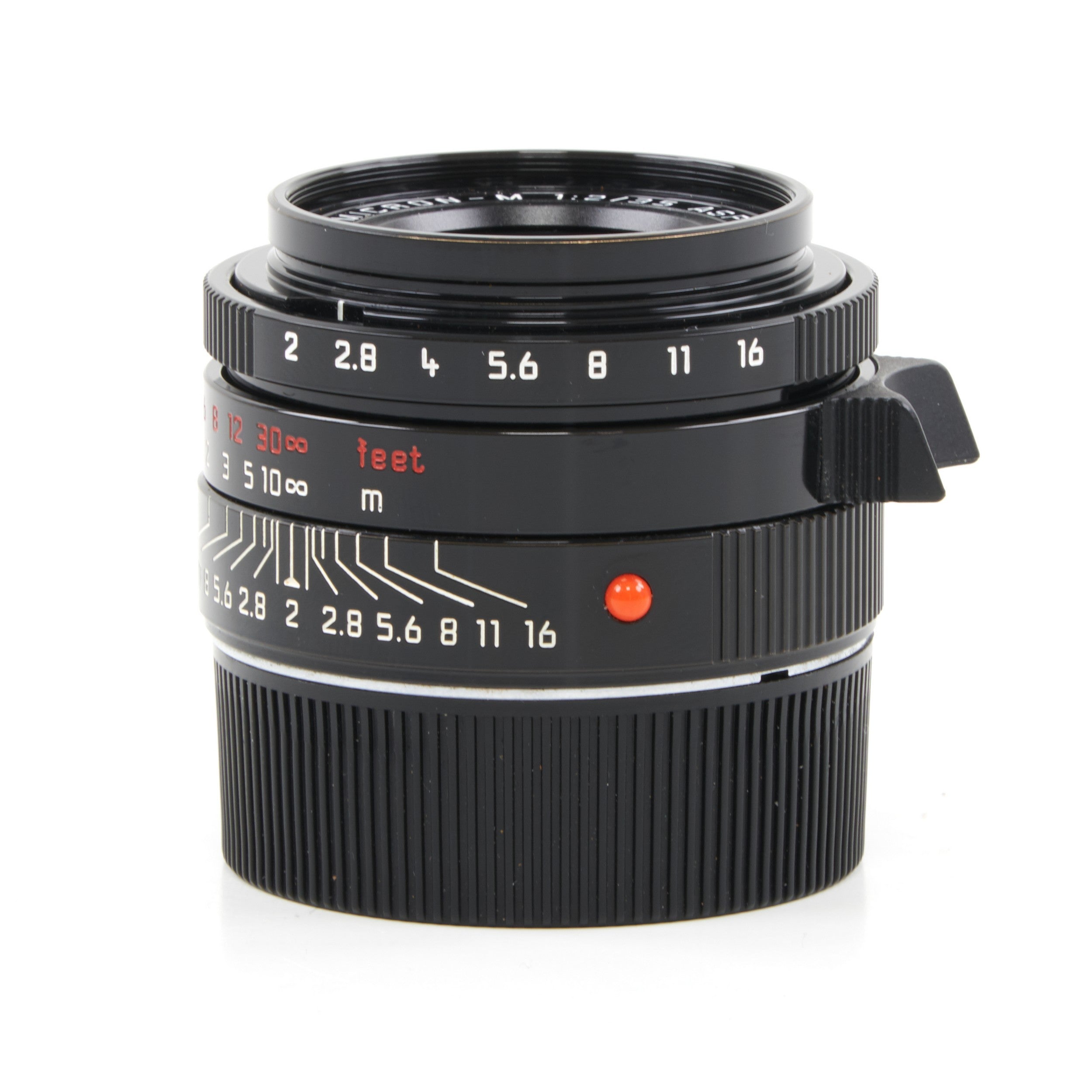 Leica 35mm f2 Summicron-M ASPH Millennium Black Paint + Doos