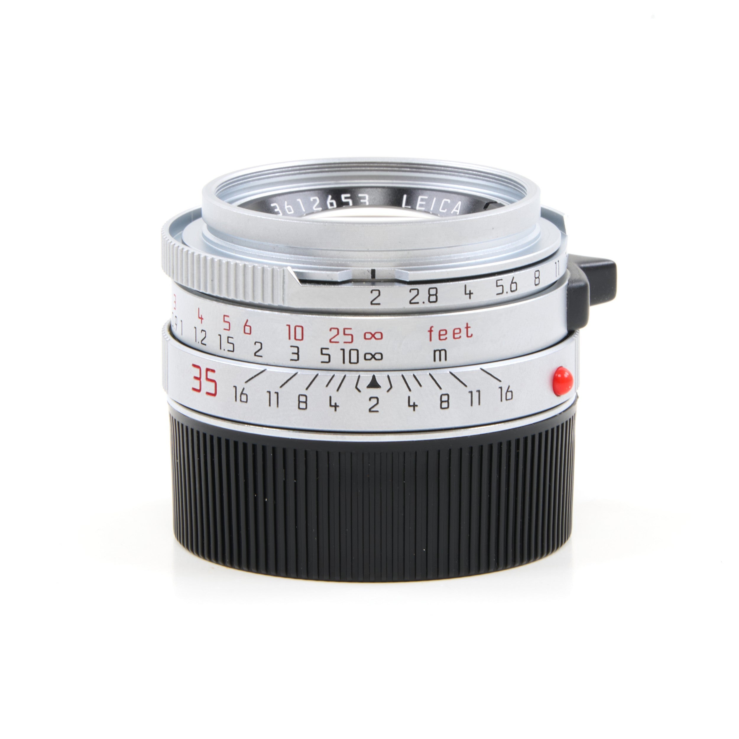 Leica 35mm f2 Summicron-M Chroom 4e Versie King Of Bokeh Germany + Doos