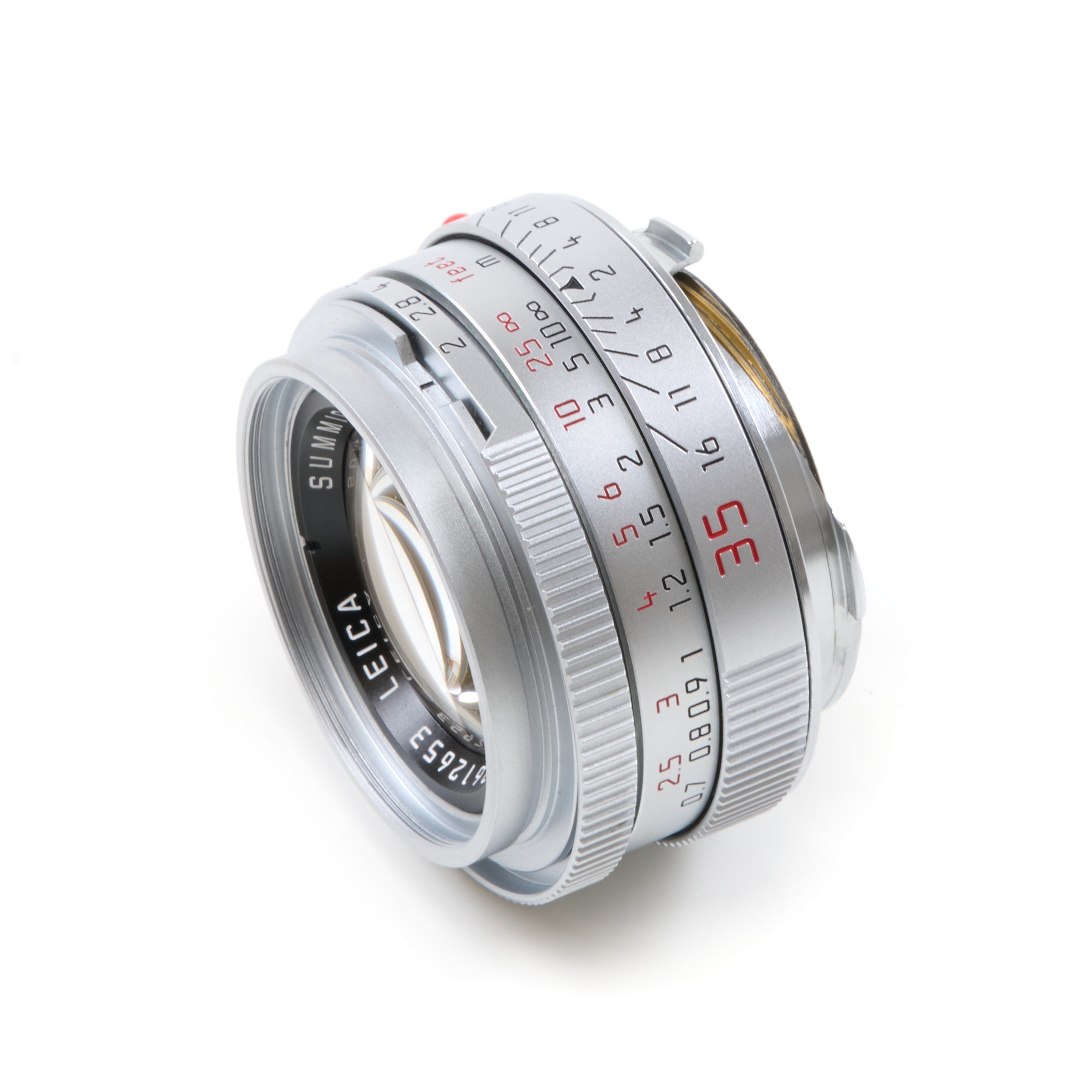 Leica 35mm f2 Summicron-M Chroom 4e Versie King Of Bokeh Germany + Doos