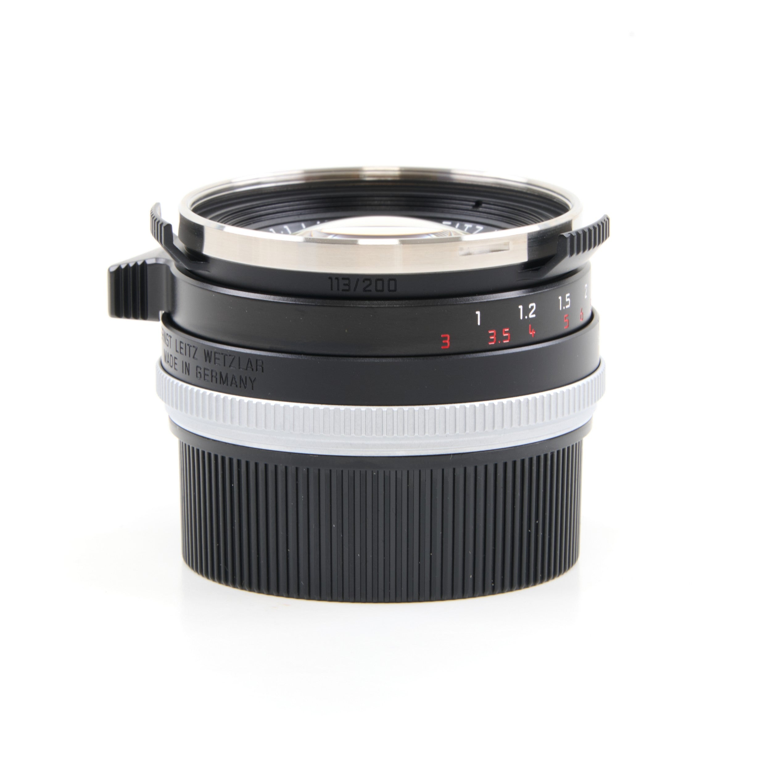 Leica 35mm f1.4 Summilux-M Black Classic Steel Rim Re-issue + Doos