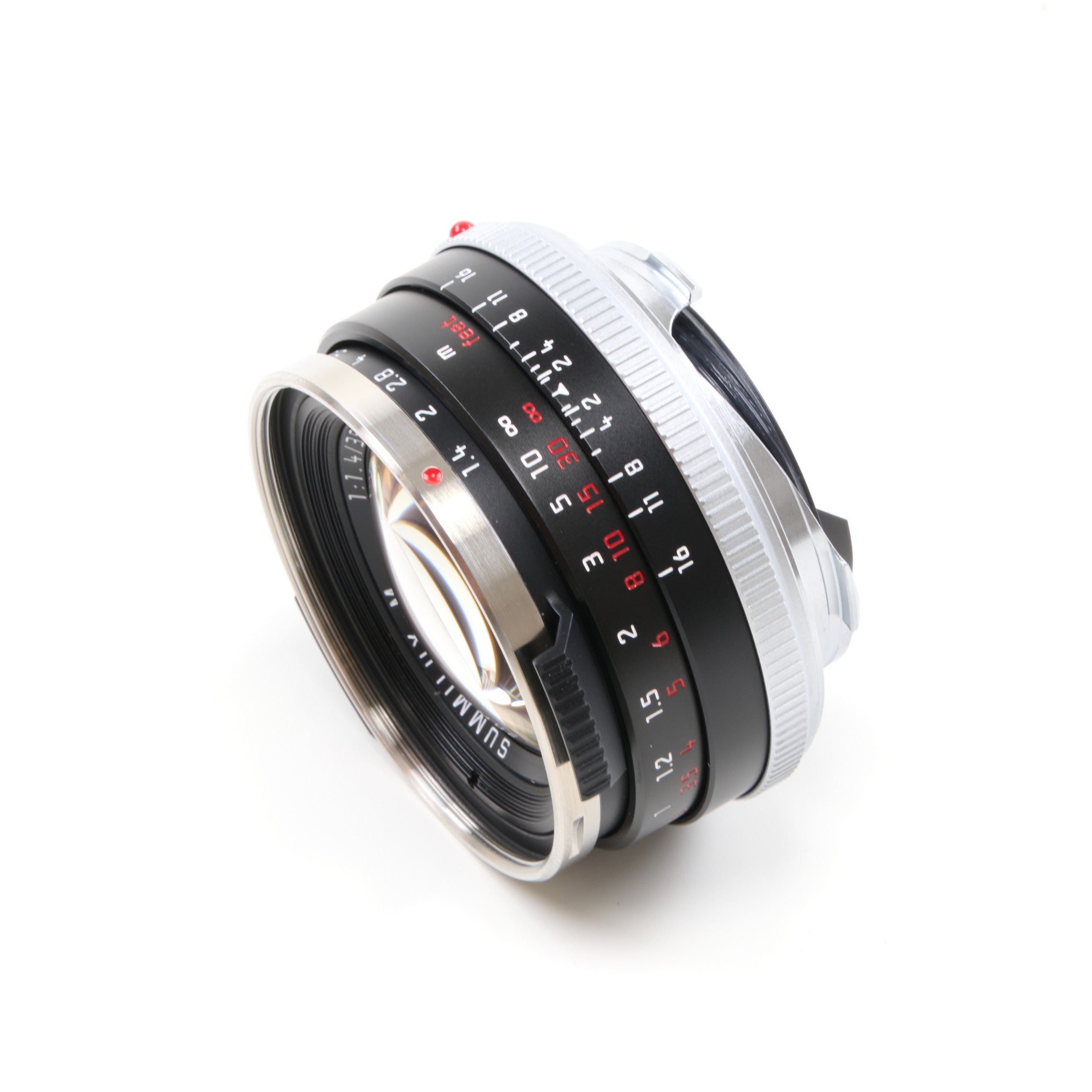 Leica 35mm f1.4 Summilux-M Black Classic Steel Rim Re-issue + Doos
