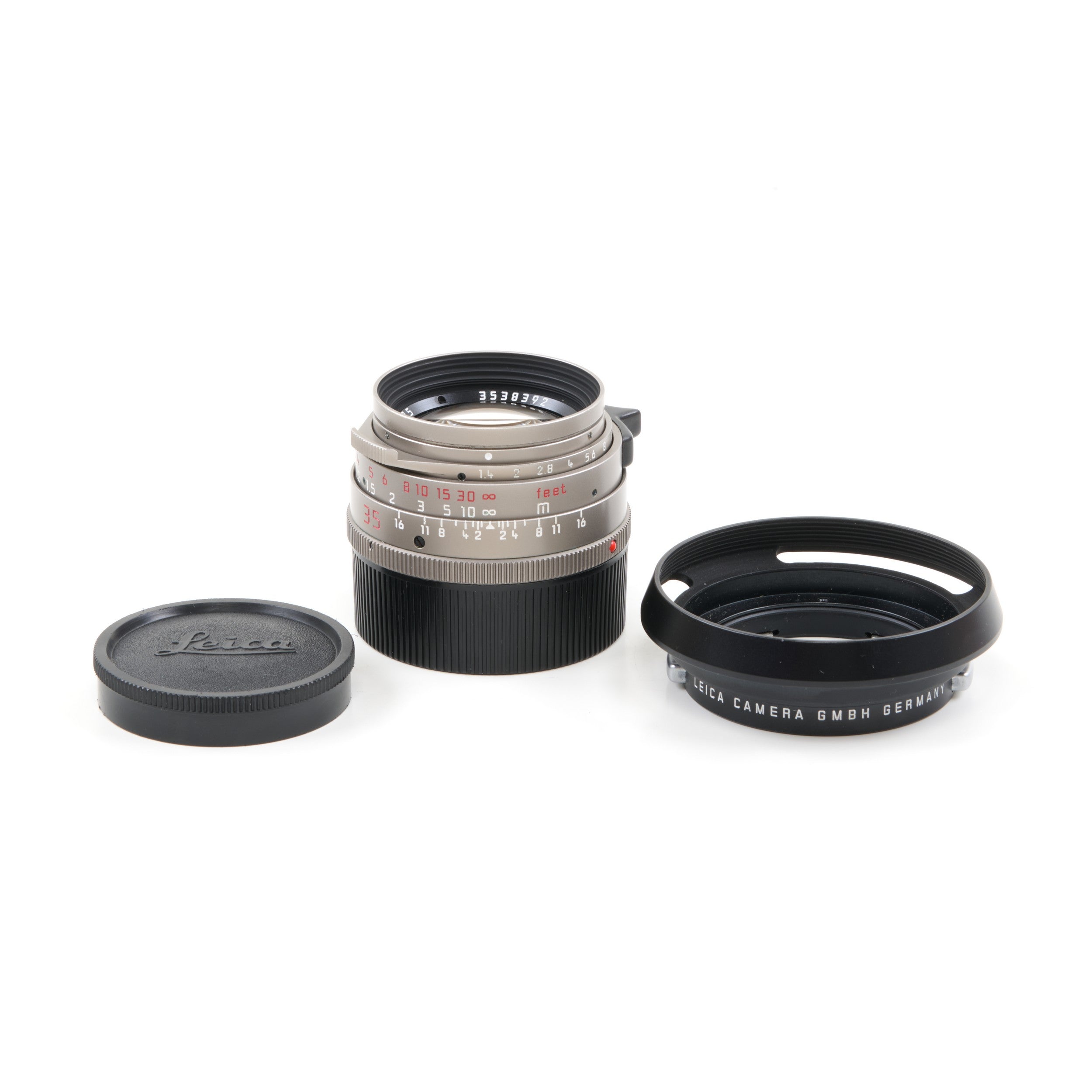 Leica 35mm f1.4 Summilux-M Titanium + Zonnekap