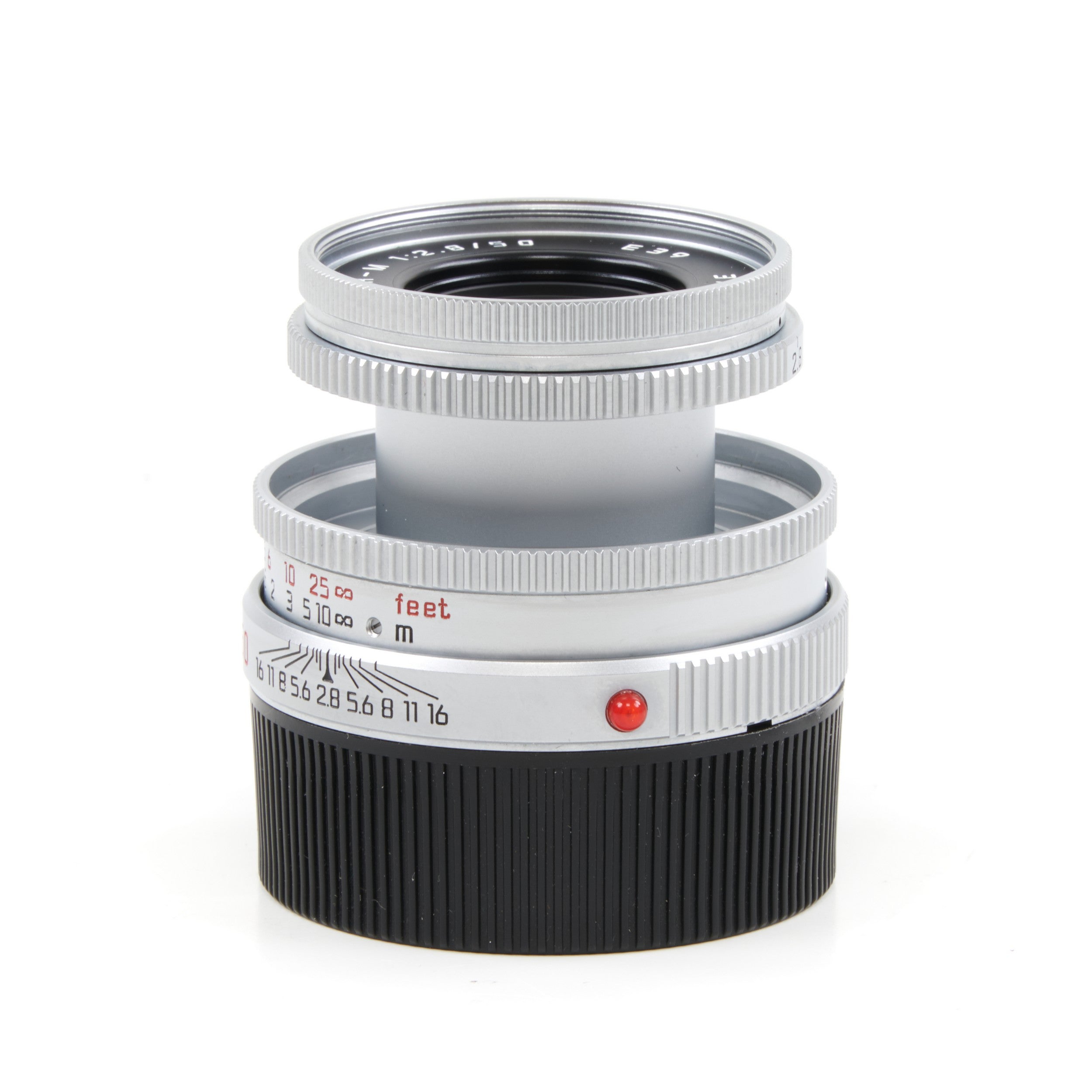 Leica 50mm f2.8 Elmar-M Chroom + Doos