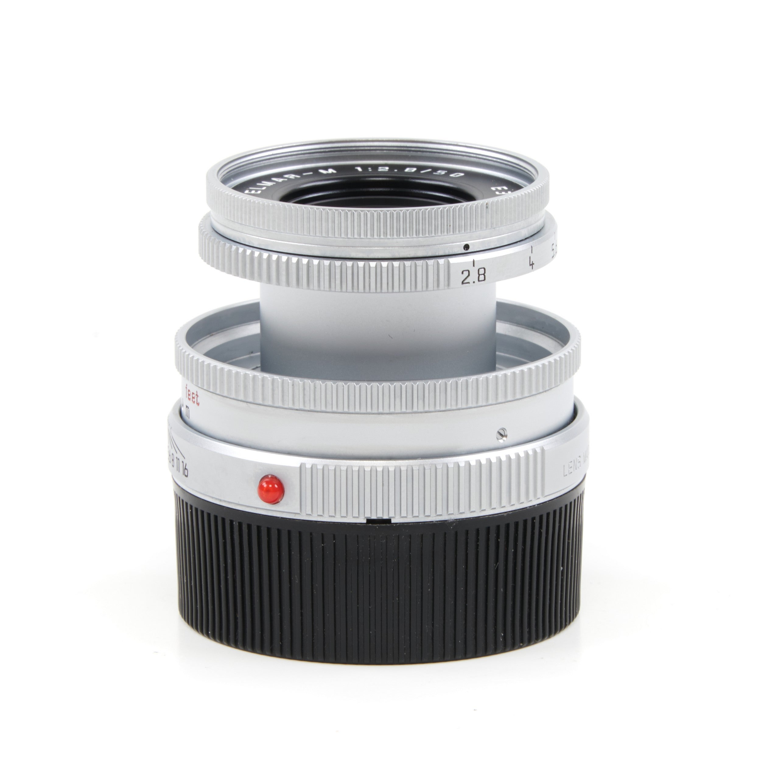 Leica 50mm f2.8 Elmar-M Chroom + Doos