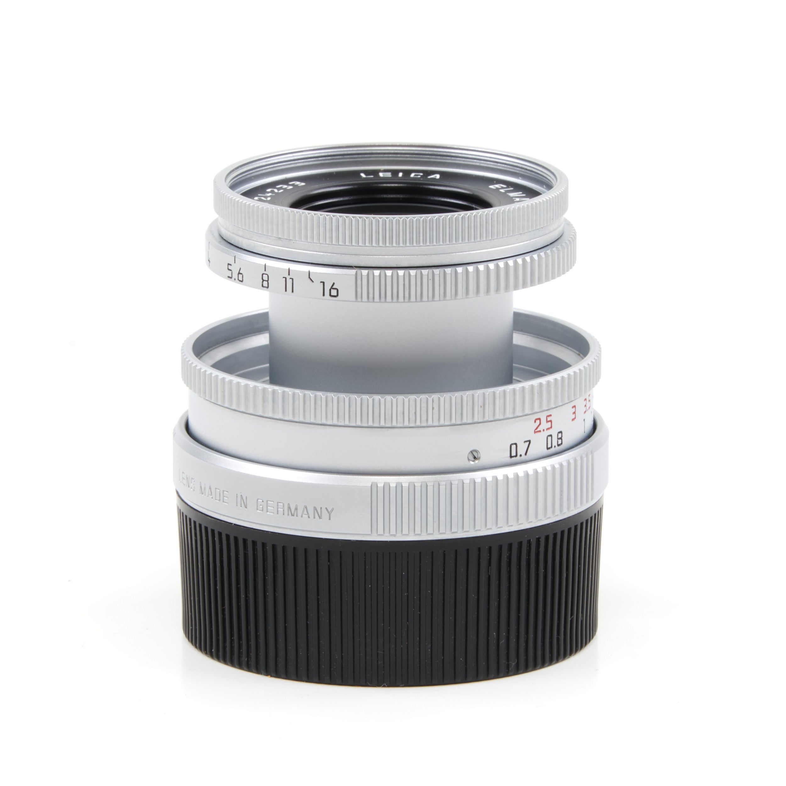 Leica 50mm f2.8 Elmar-M Chroom + Doos