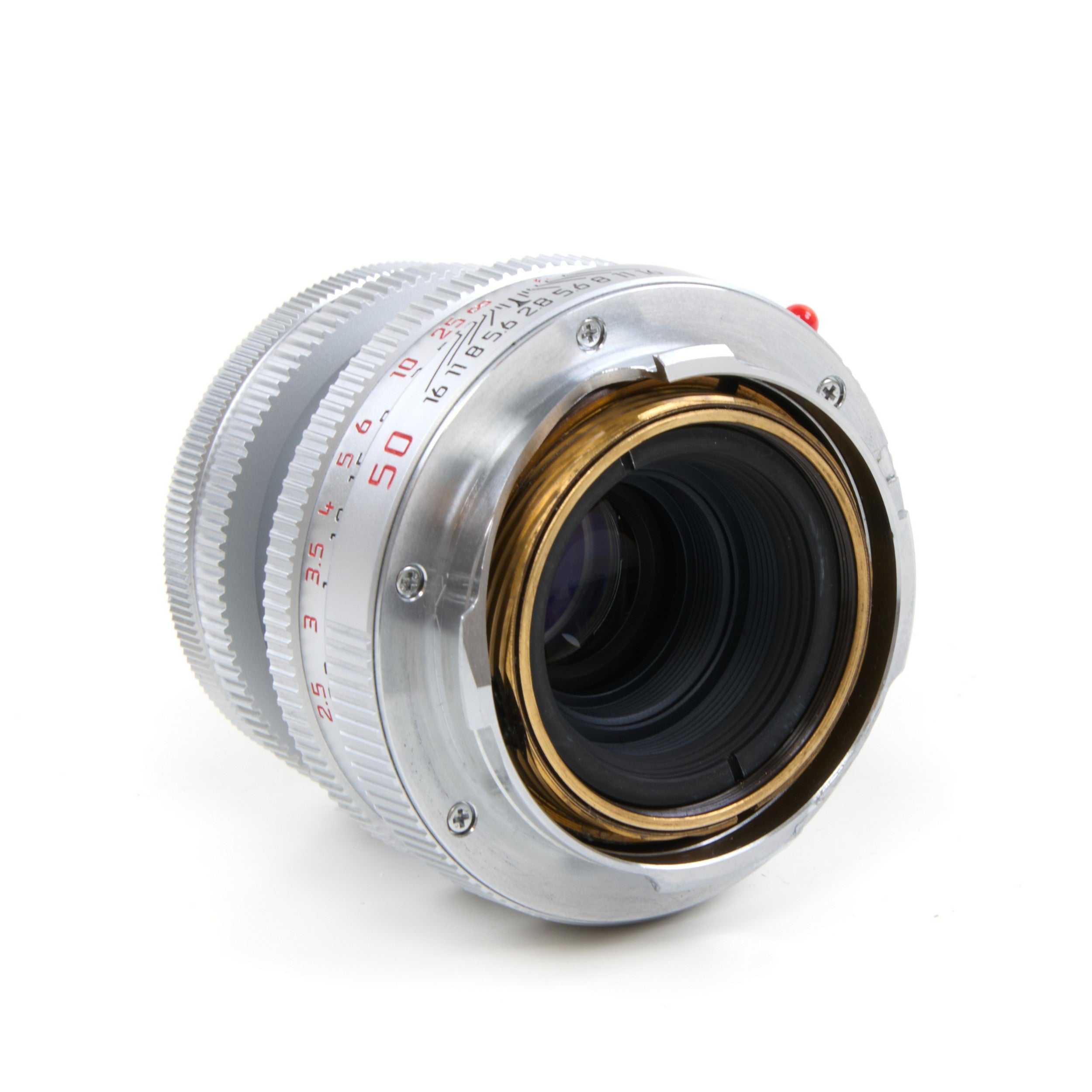 Leica 50mm f2.8 Elmar-M Chroom + Doos