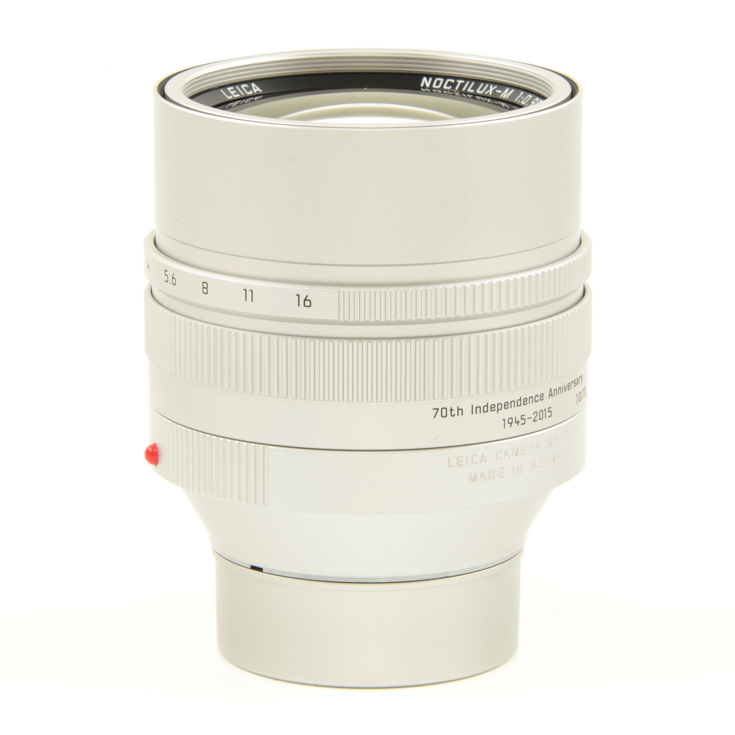 Leica 50mm f0.95 Noctilux-M ASPH Chroom "70th Anniversary Republic of Korea" + Doos