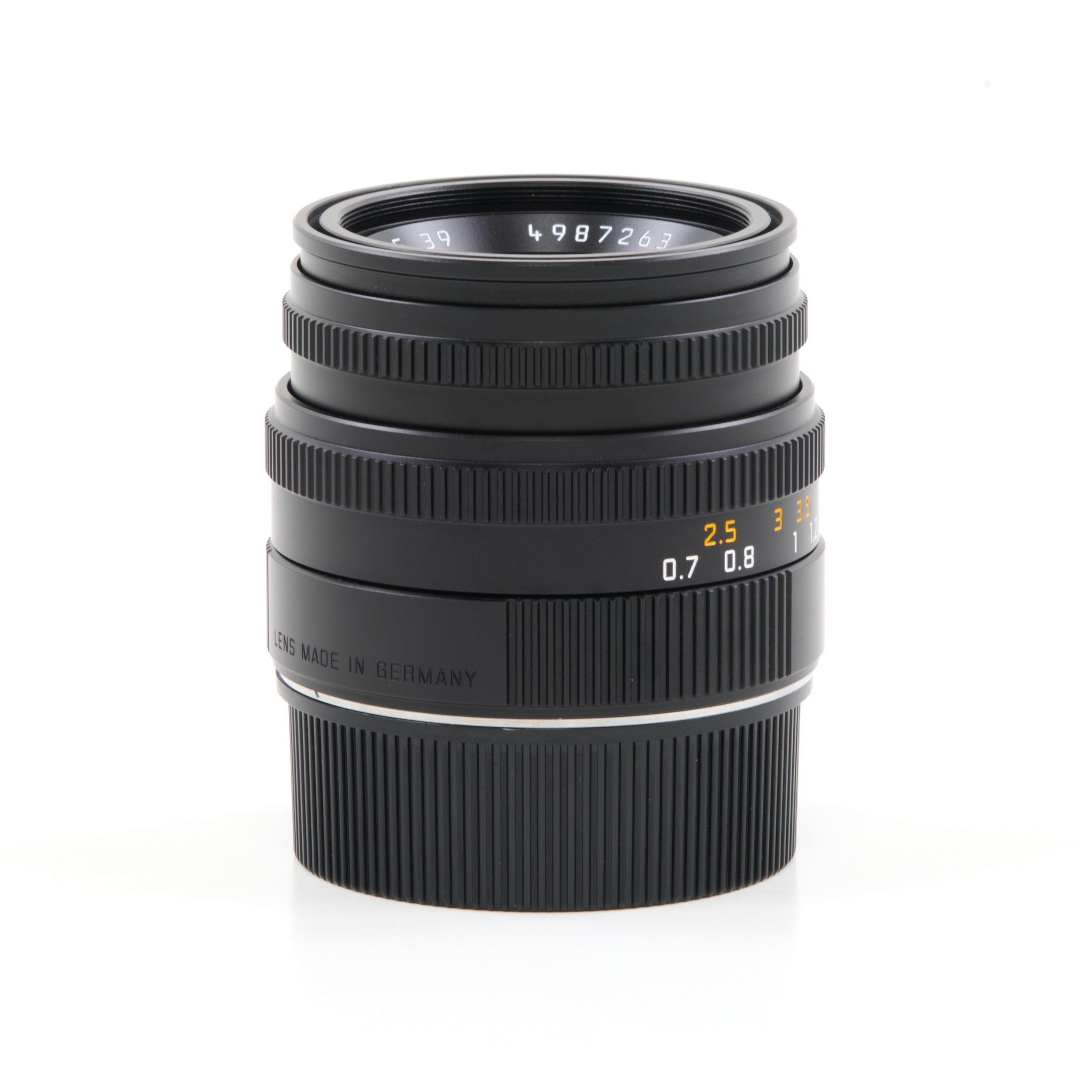 Leica 50mm f2 Summicron-M Zwart 6-Bit + Doos