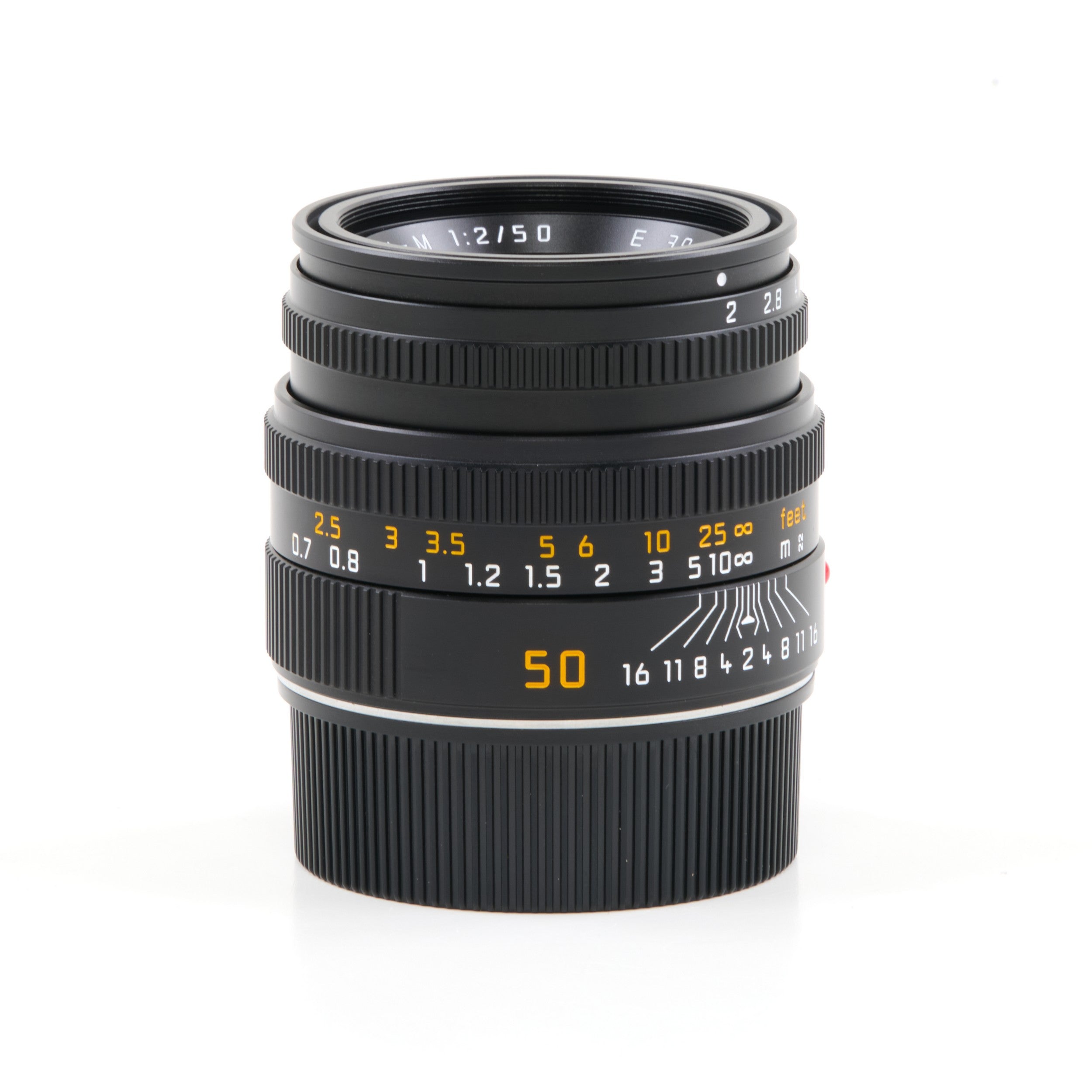 Leica 50mm f2 Summicron-M Zwart 6-Bit + Doos