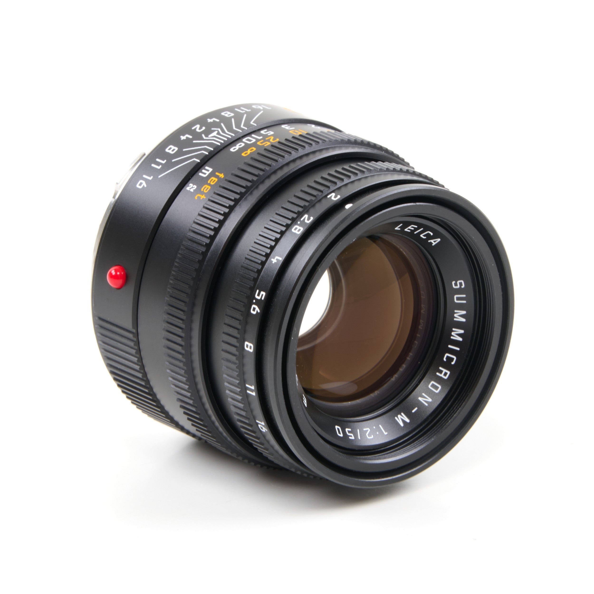 Leica 50mm f2 Summicron-M Zwart 6-Bit + Doos