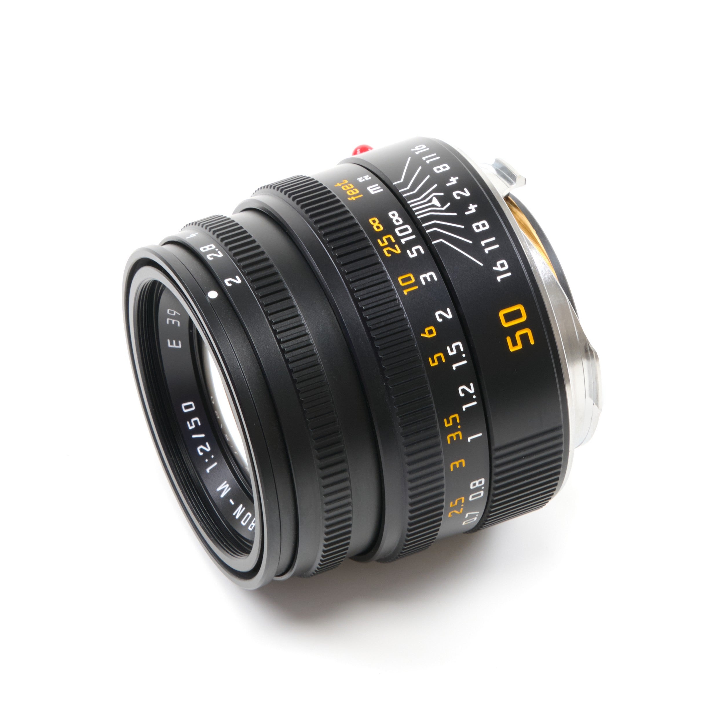 Leica 50mm f2 Summicron-M Zwart 6-Bit + Doos