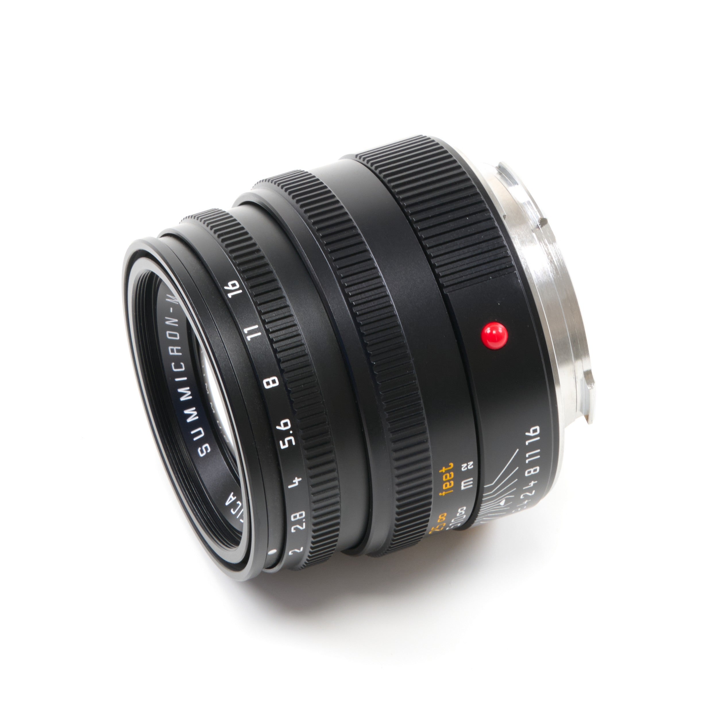 Leica 50mm f2 Summicron-M Zwart 6-Bit + Doos
