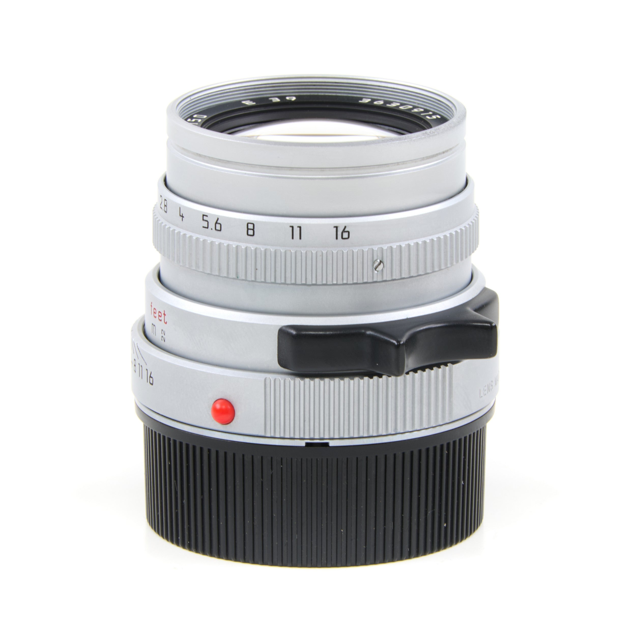 Leica 50mm f2 Summicron-M Chroom 6-Bit + Zonnekap