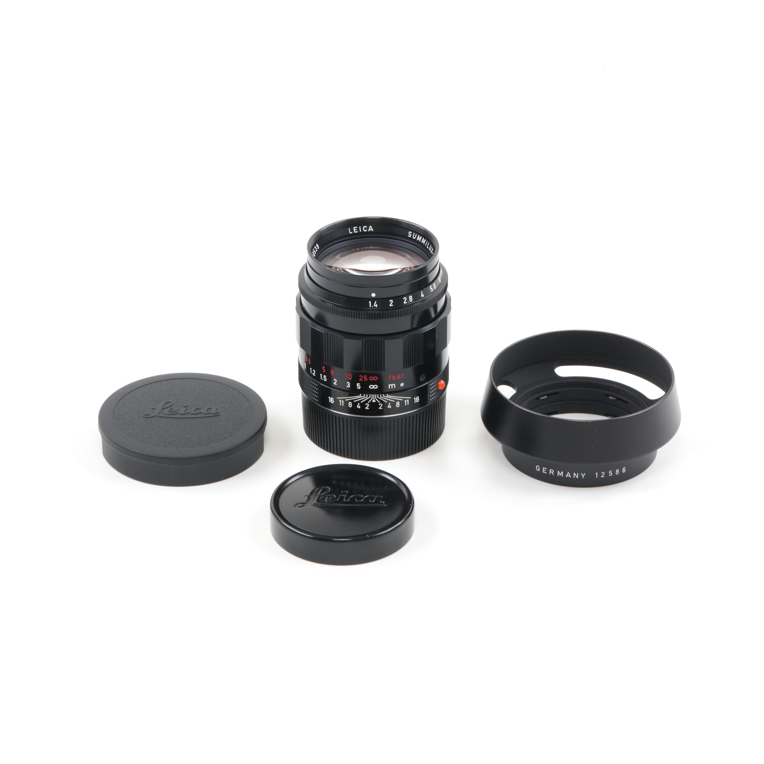 Leica 50mm f1.4 Summilux-M ASPH Black Paint LHSA + Doos