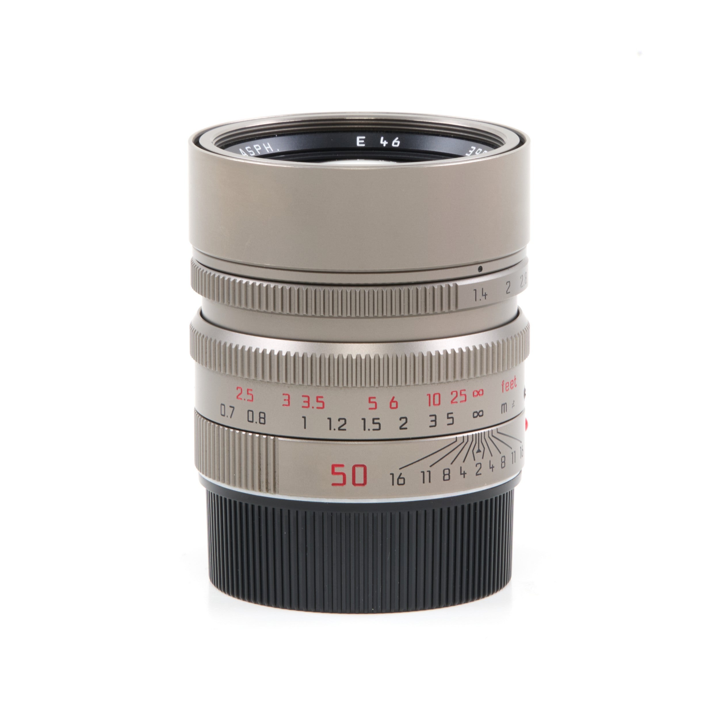 Leica 50mm f1.4 Summilux-M ASPH Titanium Uit M7 Titanium Set