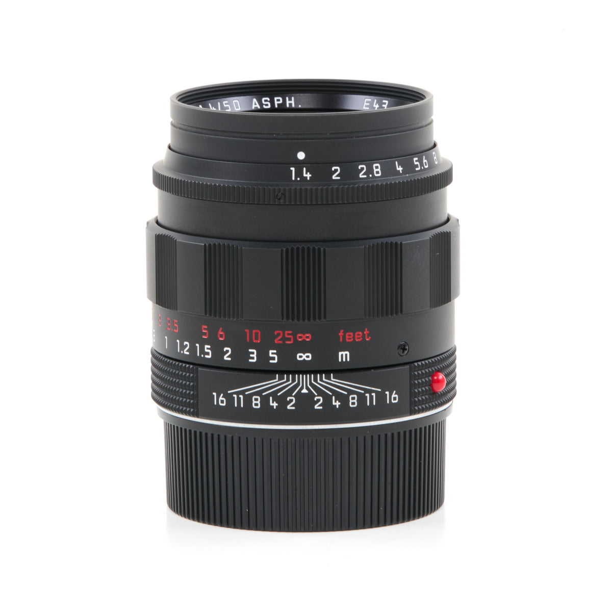 Leica 50mm f1.4 Summilux-M ASPH Limited Edition Black Chrome + Doos