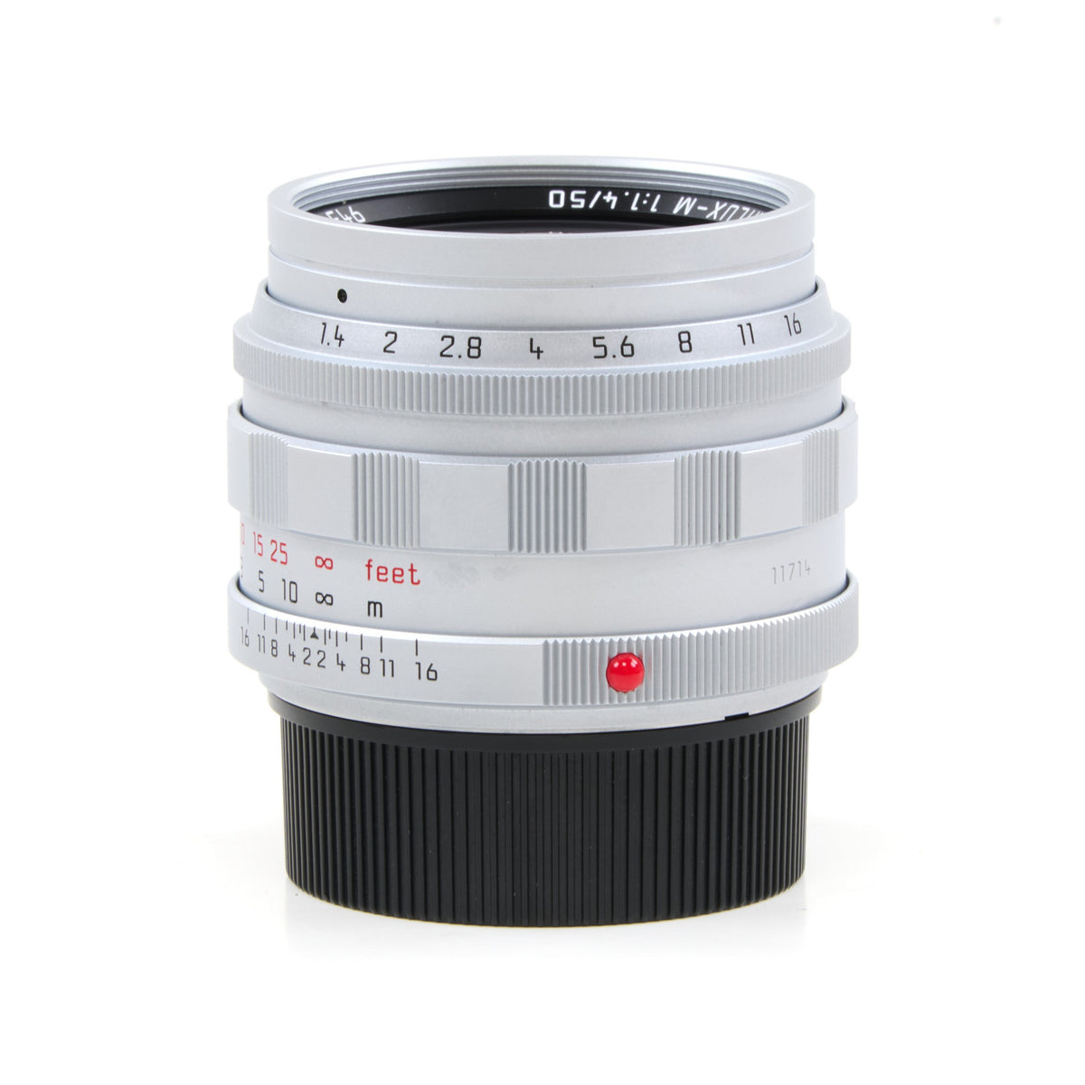 Leica 50mm f1.4 Summilux-M Re-Issue Chroom + Doos